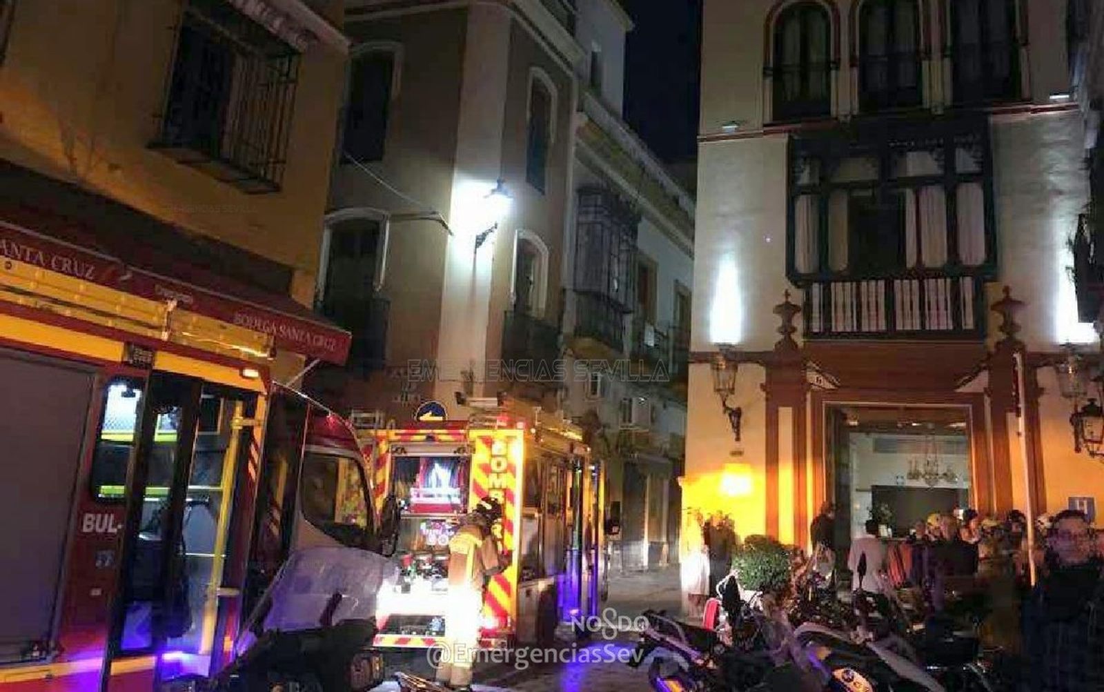 Los servicios de emergencias actúan en la zona.