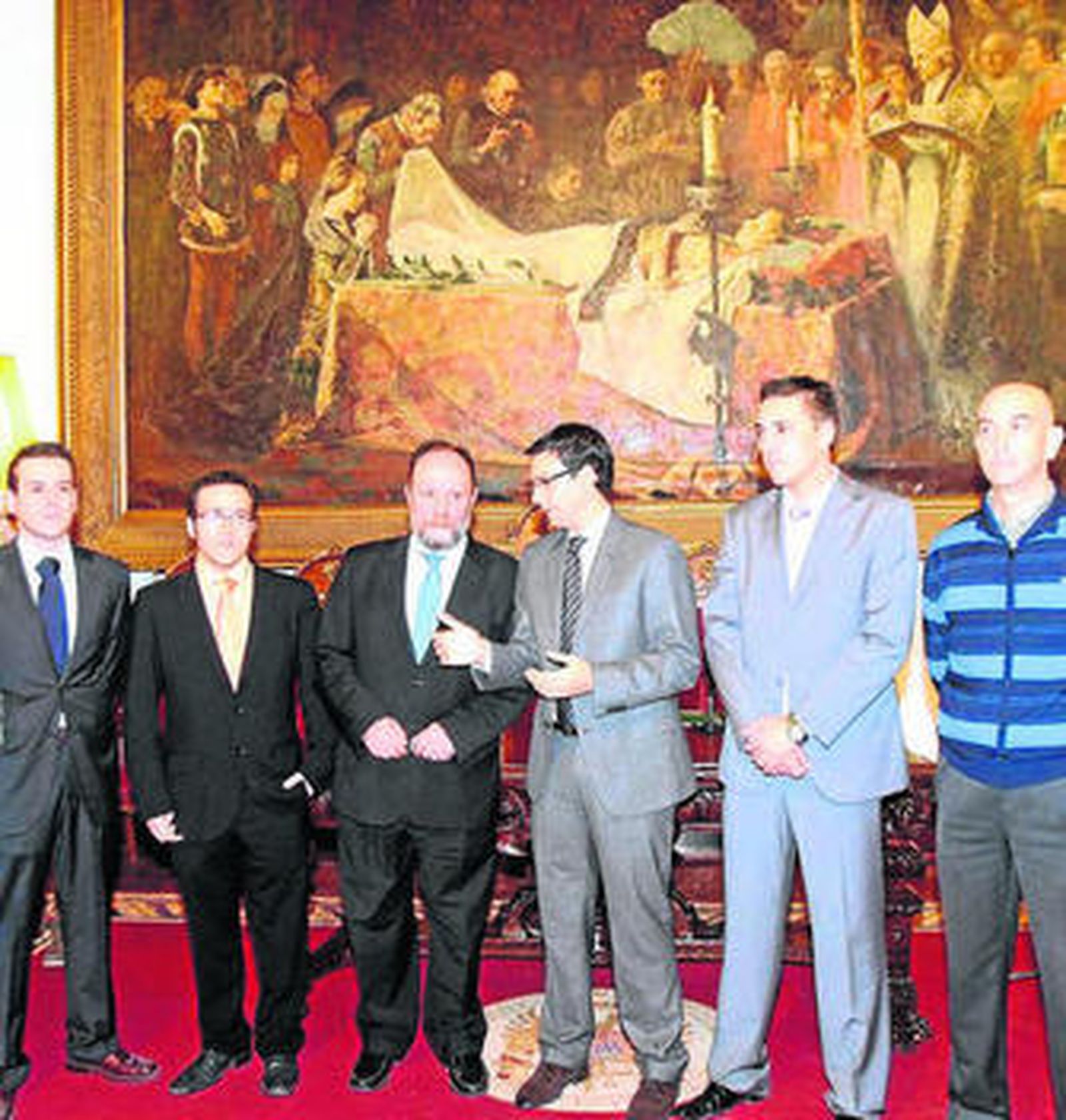 Empresas del PTS junto a González Lodeiro y Cuenca.
