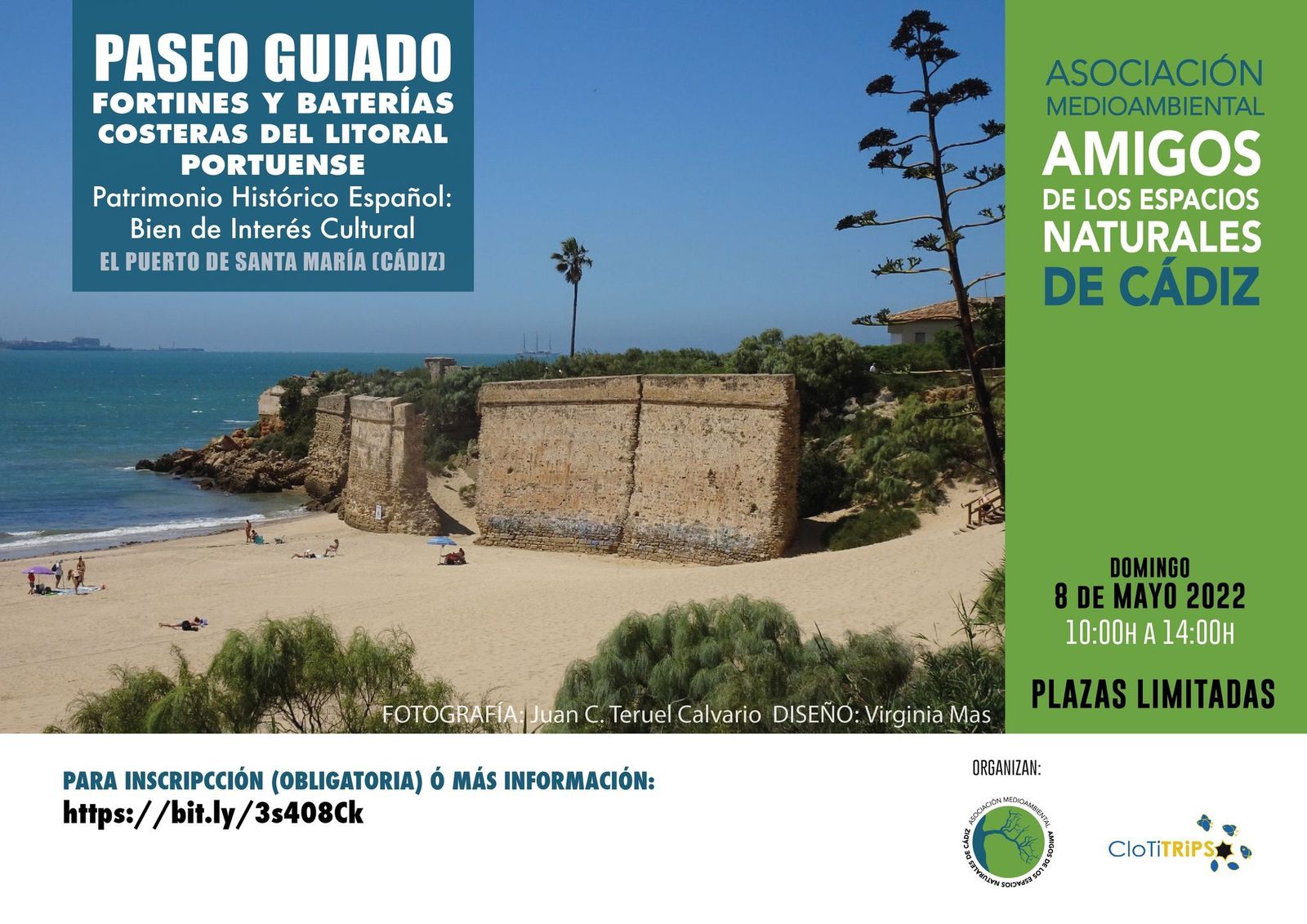 Paseo guiado por los fortines y baterías costeras del litoral portuense.