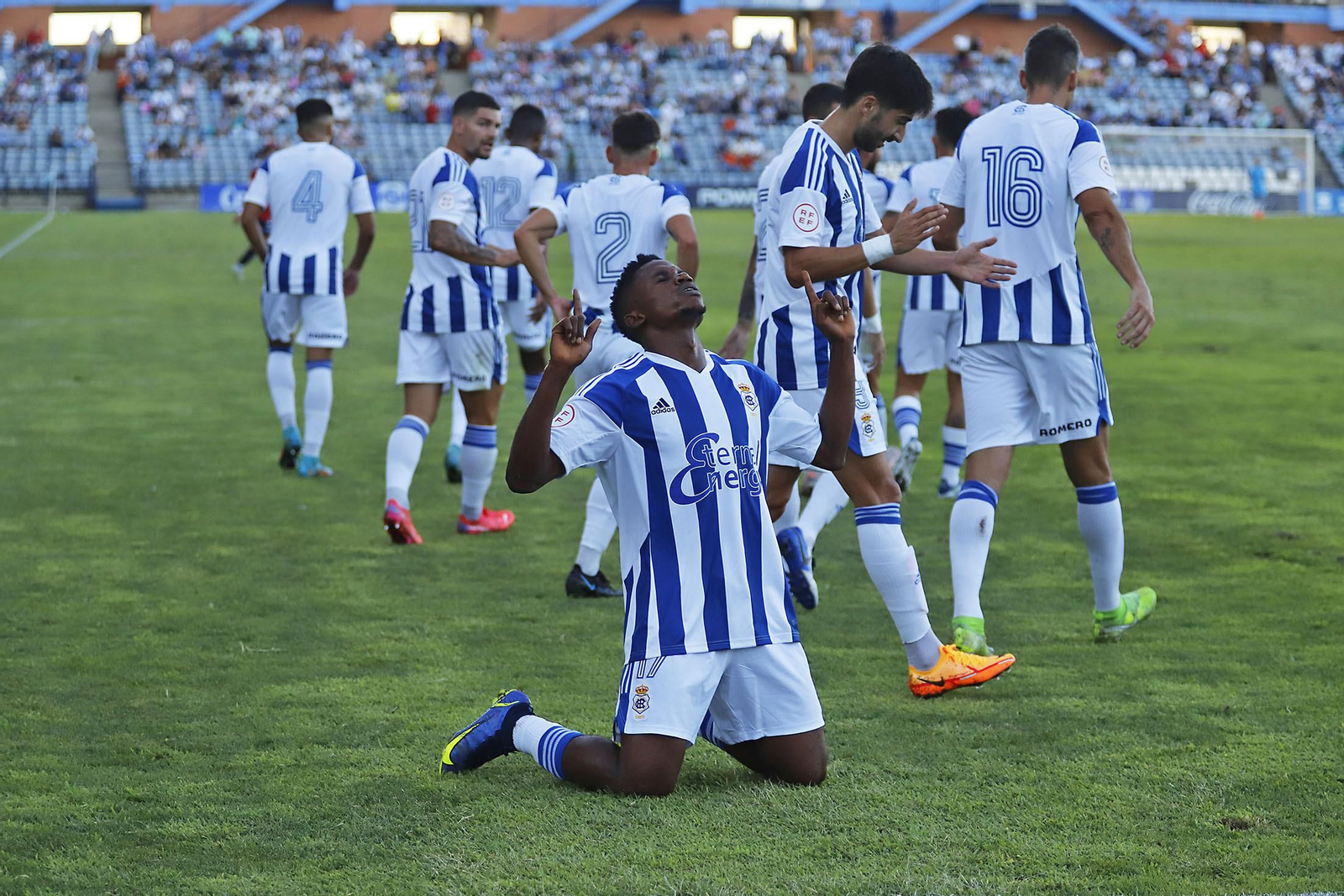 Imágenes del partido entre el Recreativo de Huelva y Yeclano