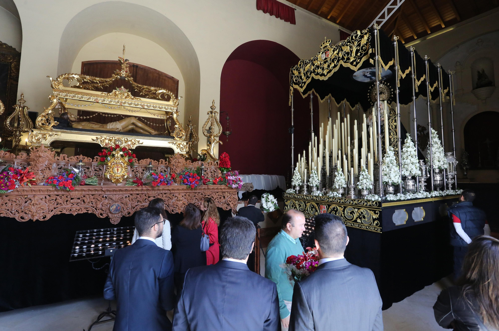 Imágenes de la Hermandad de Nuestra Señora de las Angustias, Santo Entierro de Cristo y Soledad de María