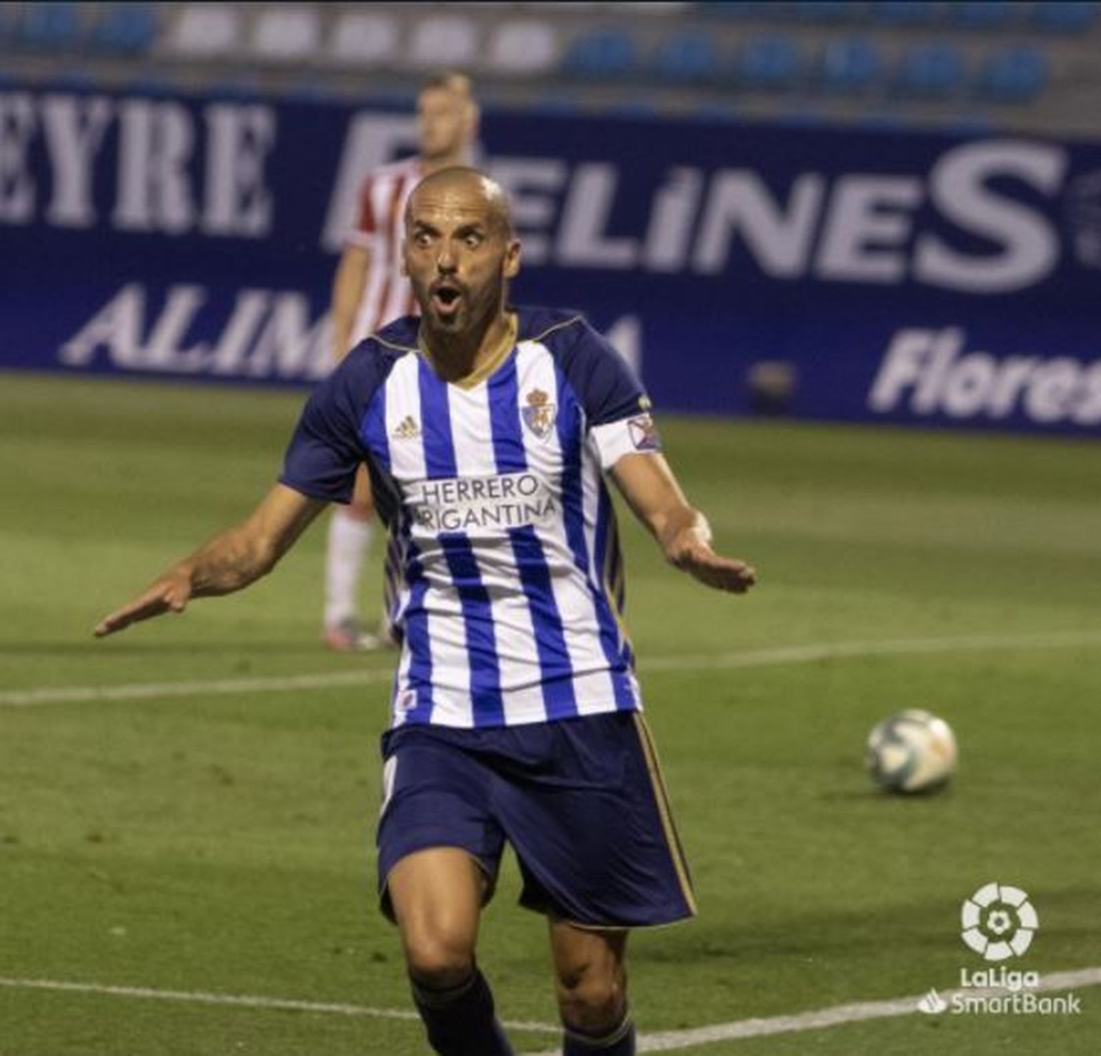 Yuri, bestia negra rojiblanca, celebra el 2-1 en la 2019-20.