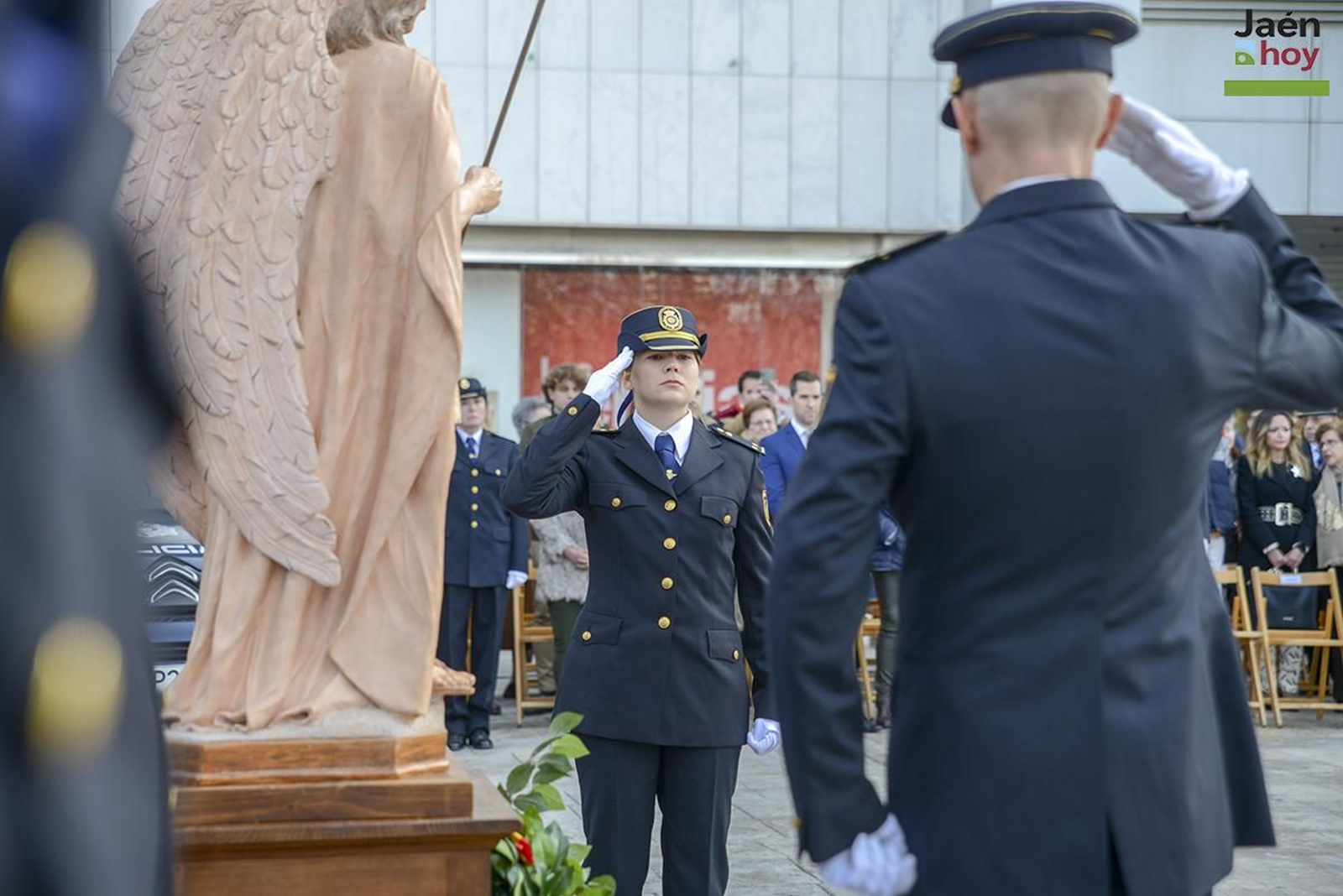 Celebración del bicentenario de la Policía Nacional en Jaén.