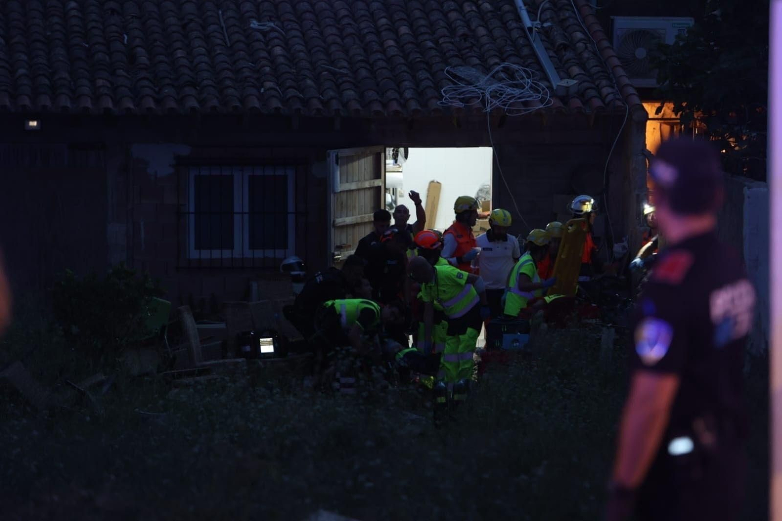 Las imágenes del derrumbe del restaurante en Palma