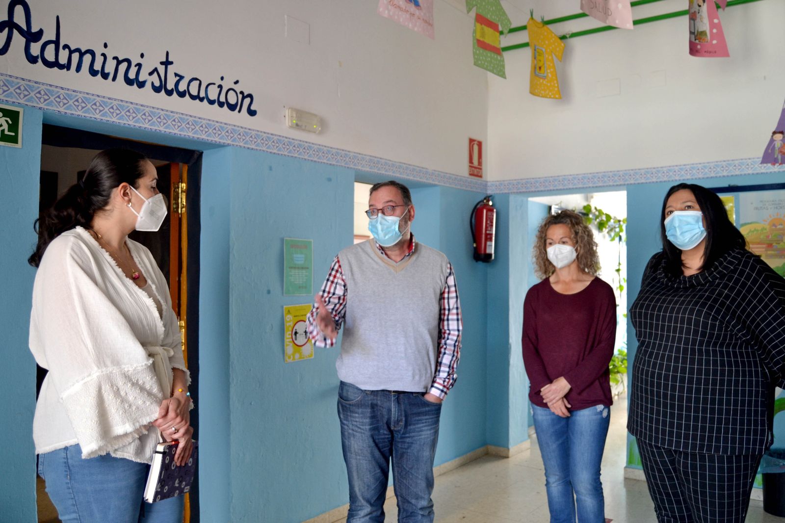 Visita al centro educativo.
