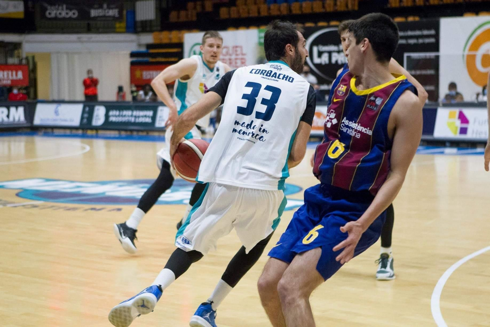 Alberto Corbacho, en su etapa en el Hestia Menorca.