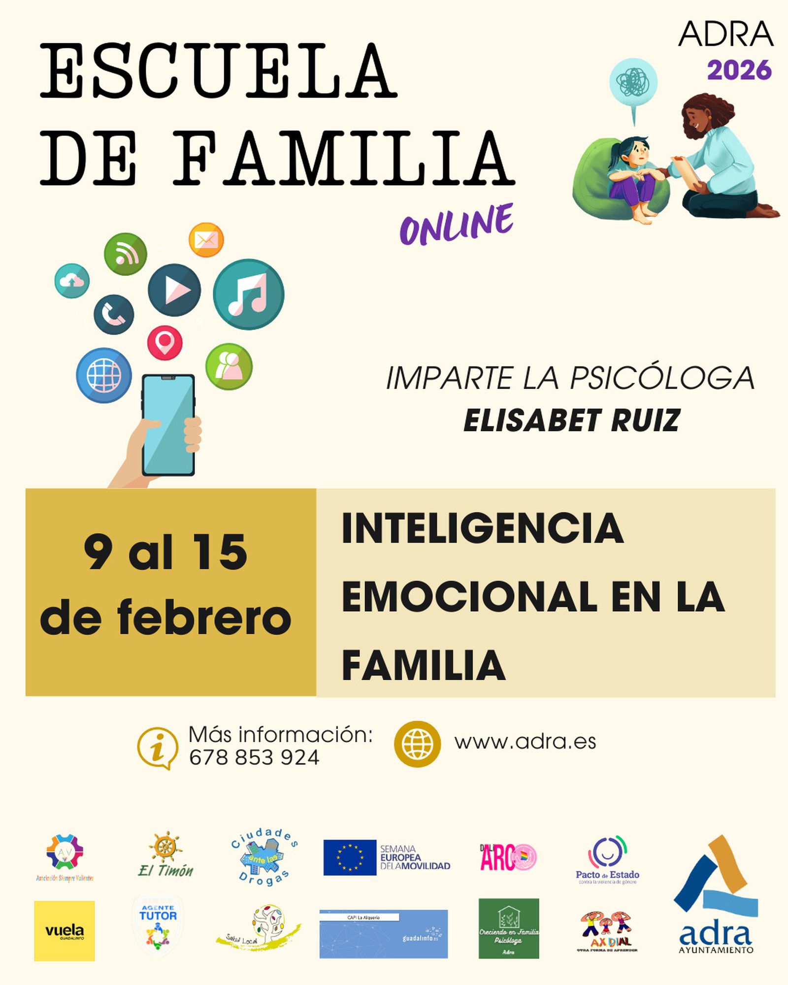 Nueva edición de la Escuela de Familia de Adra