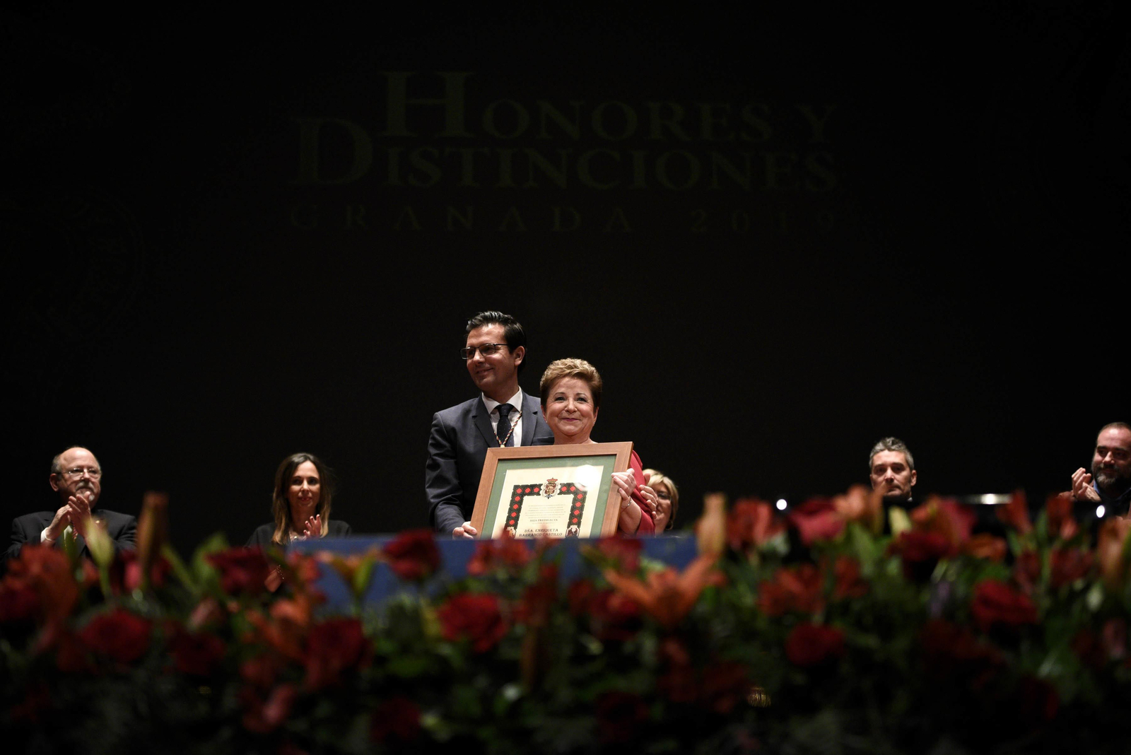 Acto de entrega de honores y distinciones del Ayuntamiento.