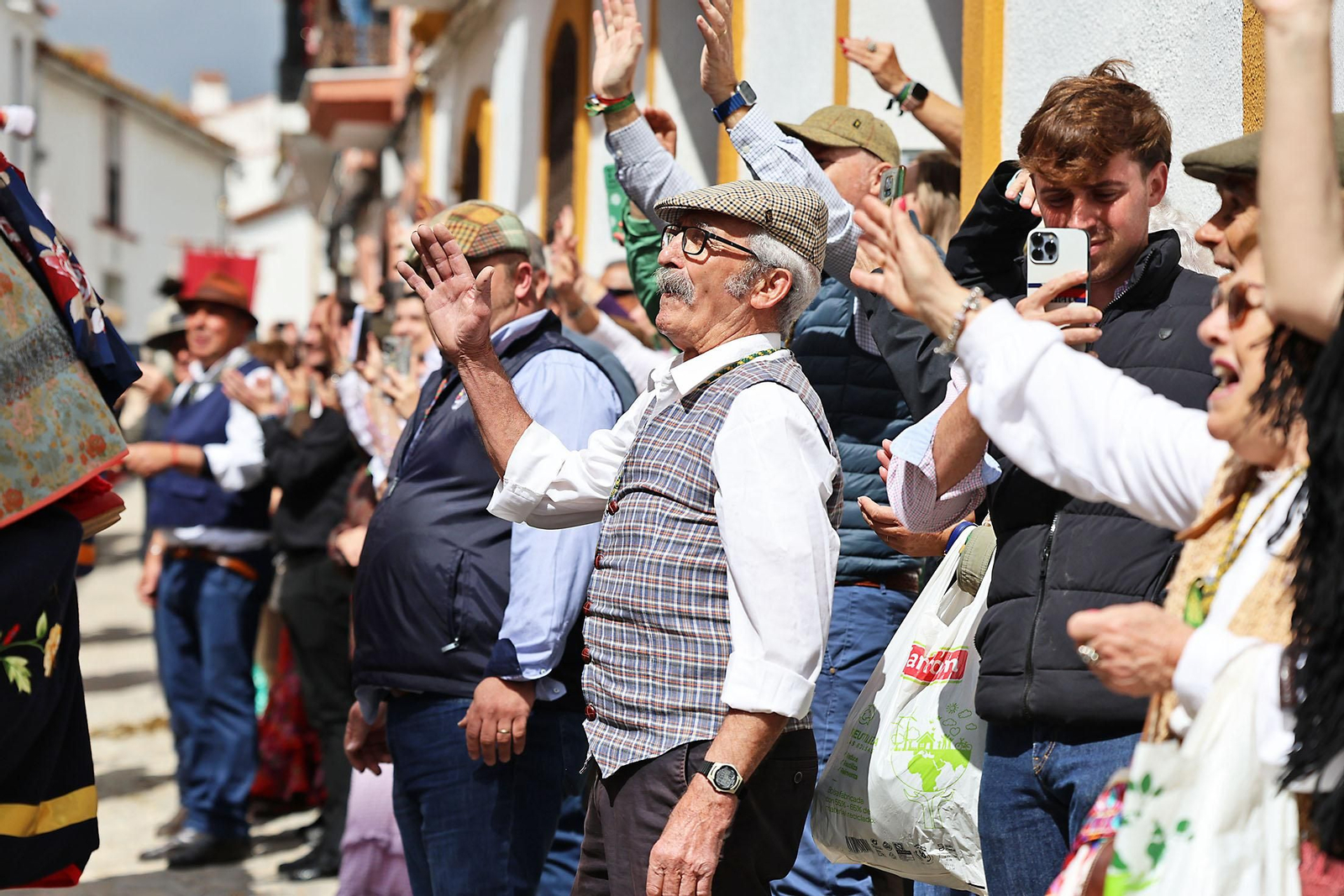 Las imágenes de la romería de San Benito Abad en el Cerro del Andévalo de Huelva