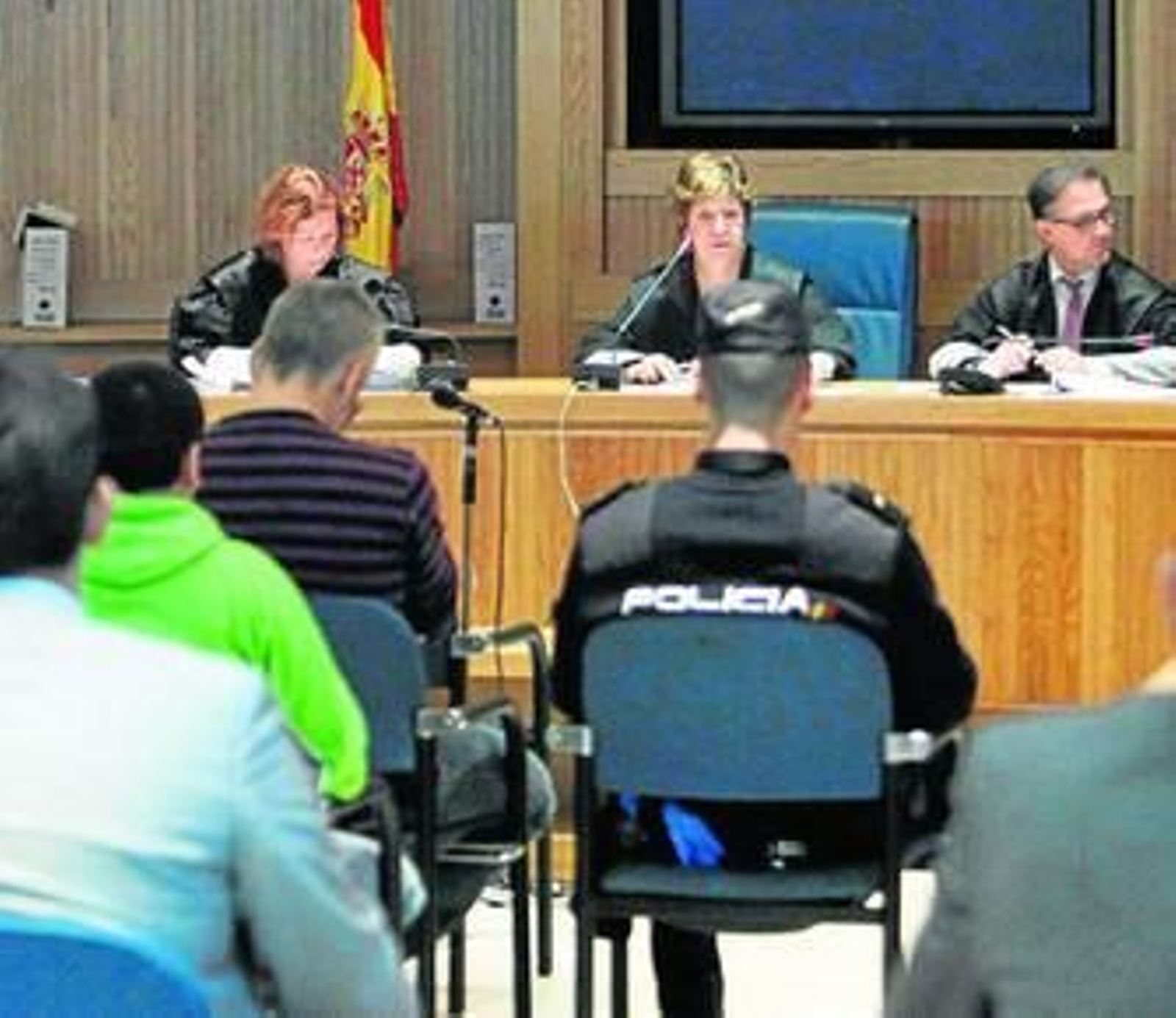 Un momento del juicio celebrado recientemente contra Txapote.