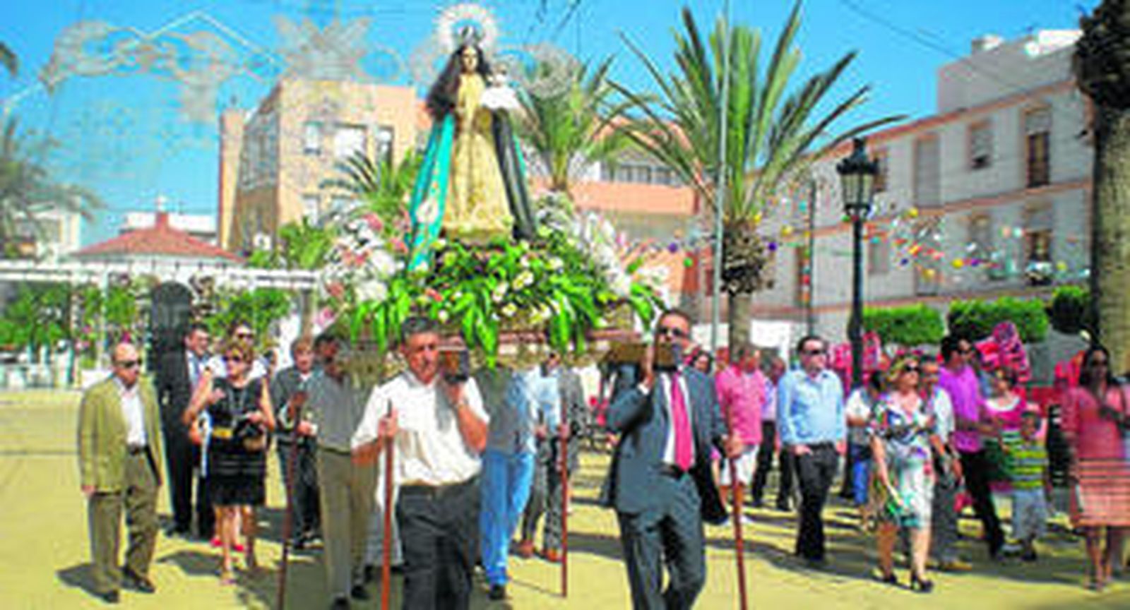 Traslado de la Virgen desde la Era a la Iglesia.