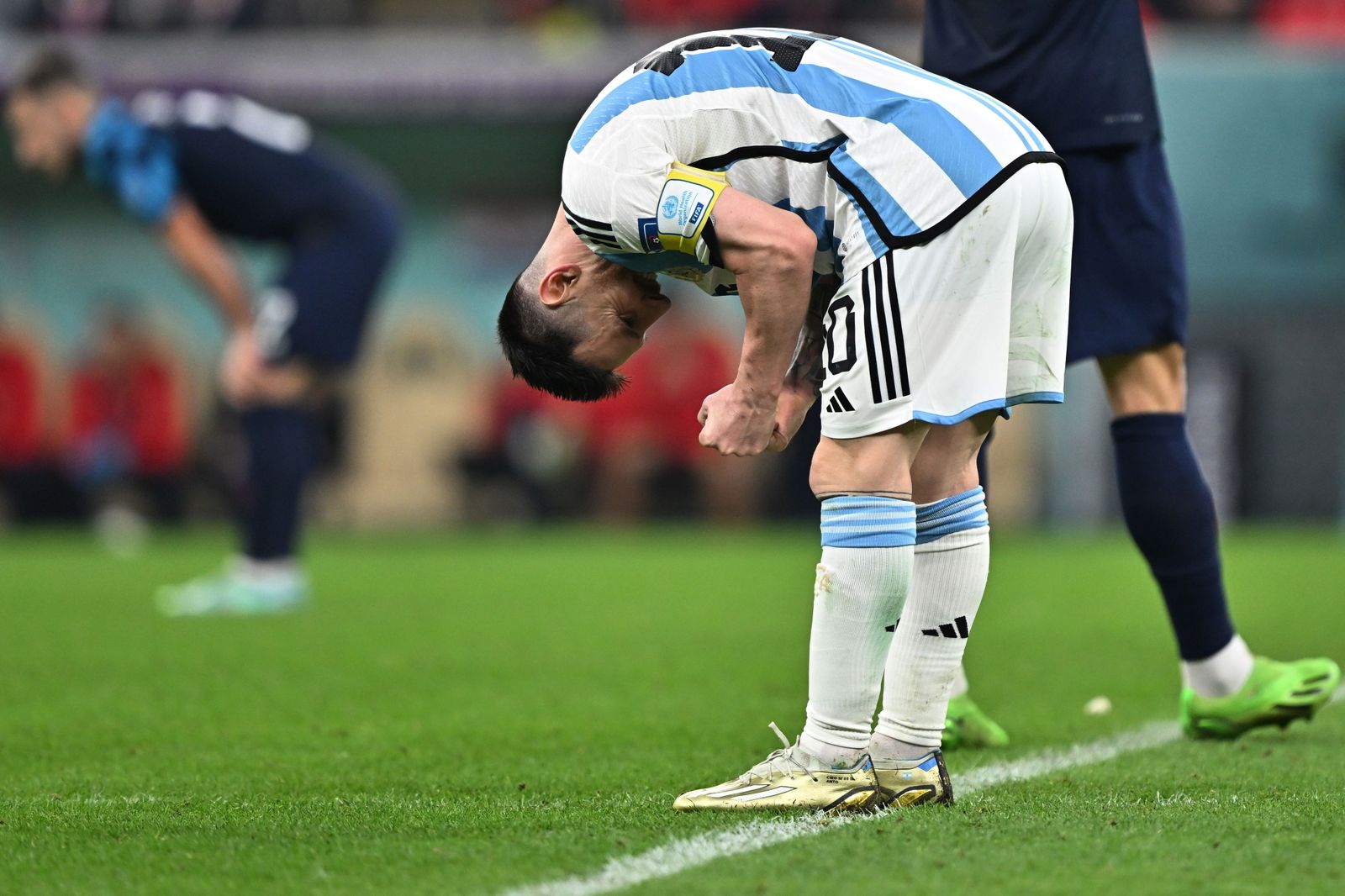 Las fotos de Messi contra Croacia