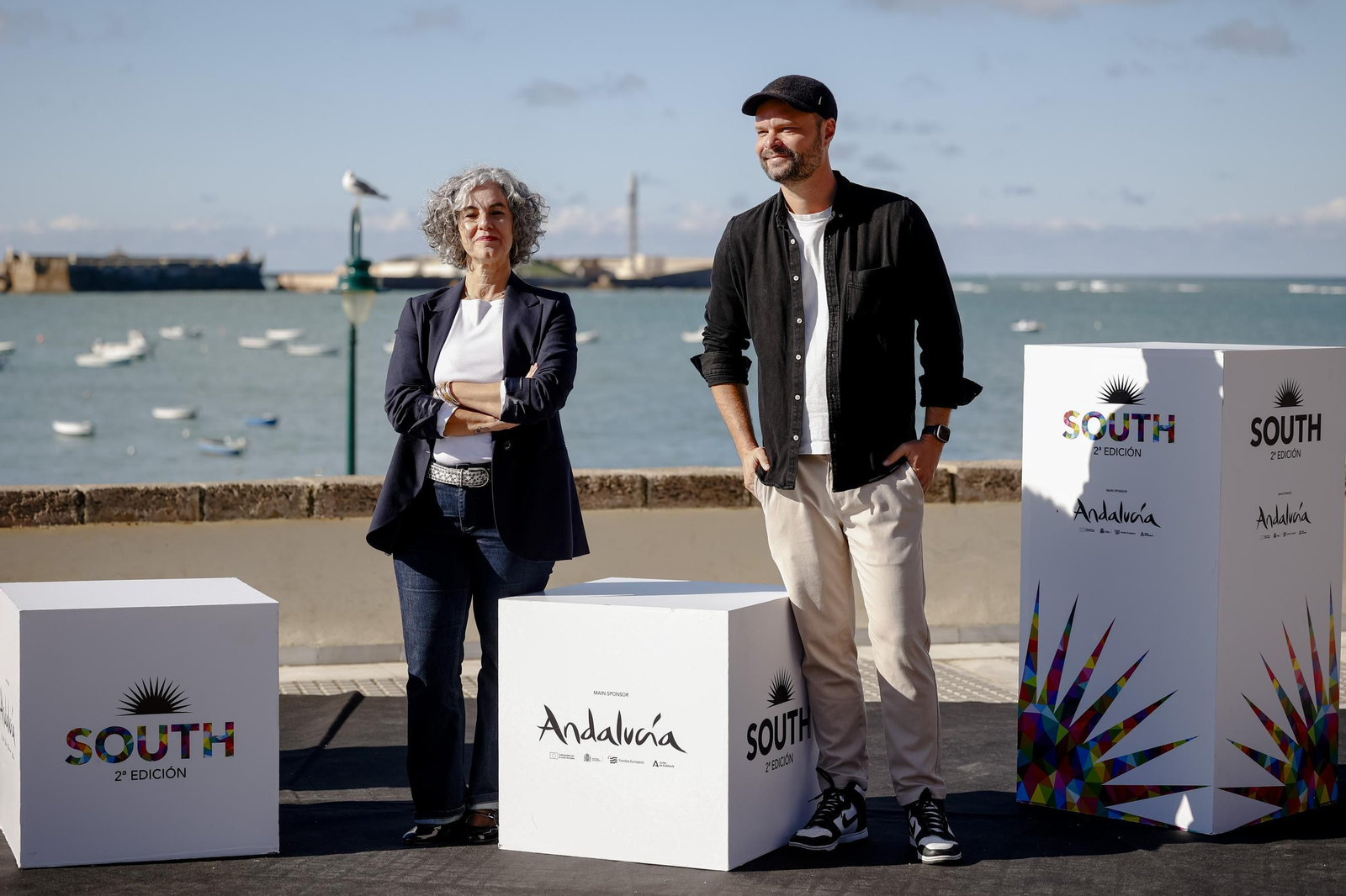 imágenes del photocall del South Series en la caleta el domingo 27