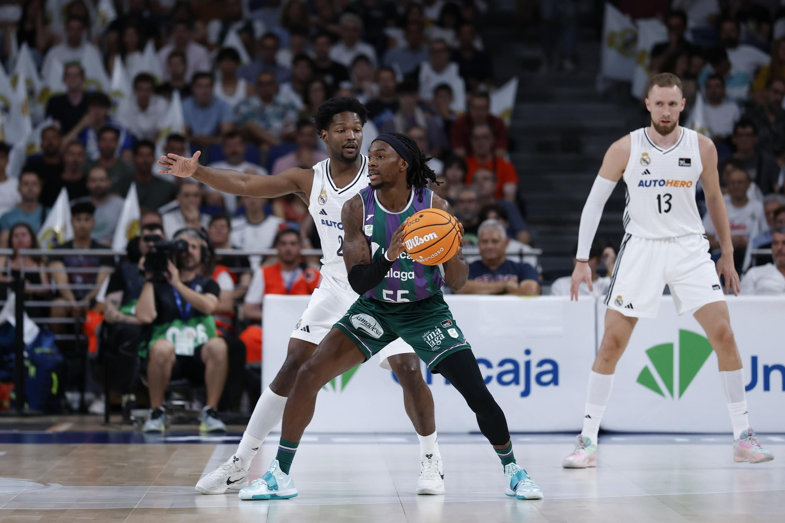 El Real Madrid-Unicaja, en fotos