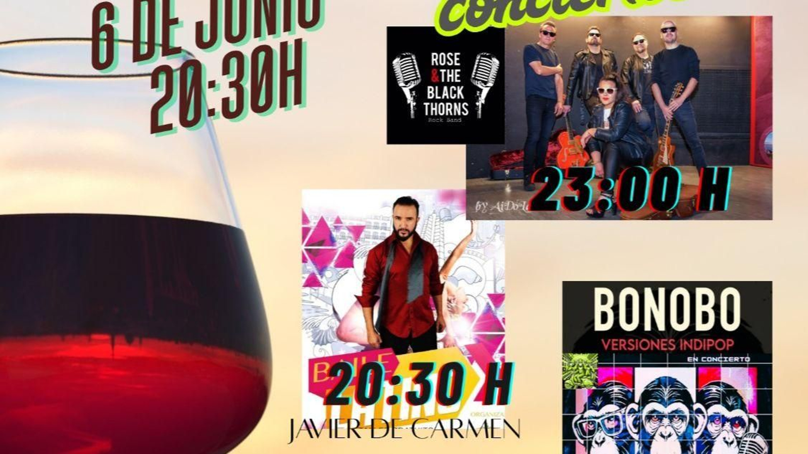 Cartel del evento de este viernes.