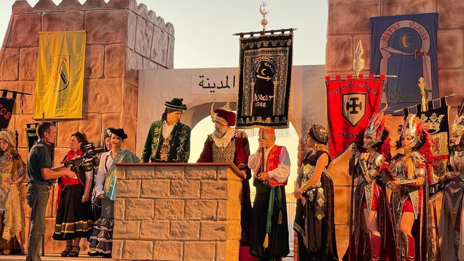 Lectura del pregón en la Plaza Nueva, el año pasado.