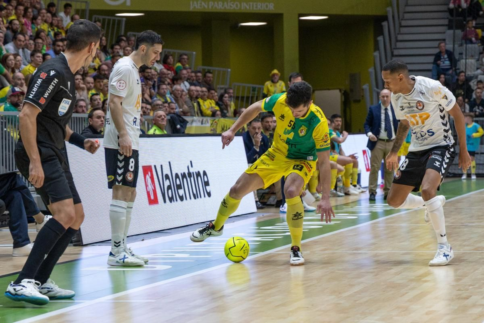 Jaén Paraíso Interior FS contra  ATP Ilum. Ribera Navarra FS