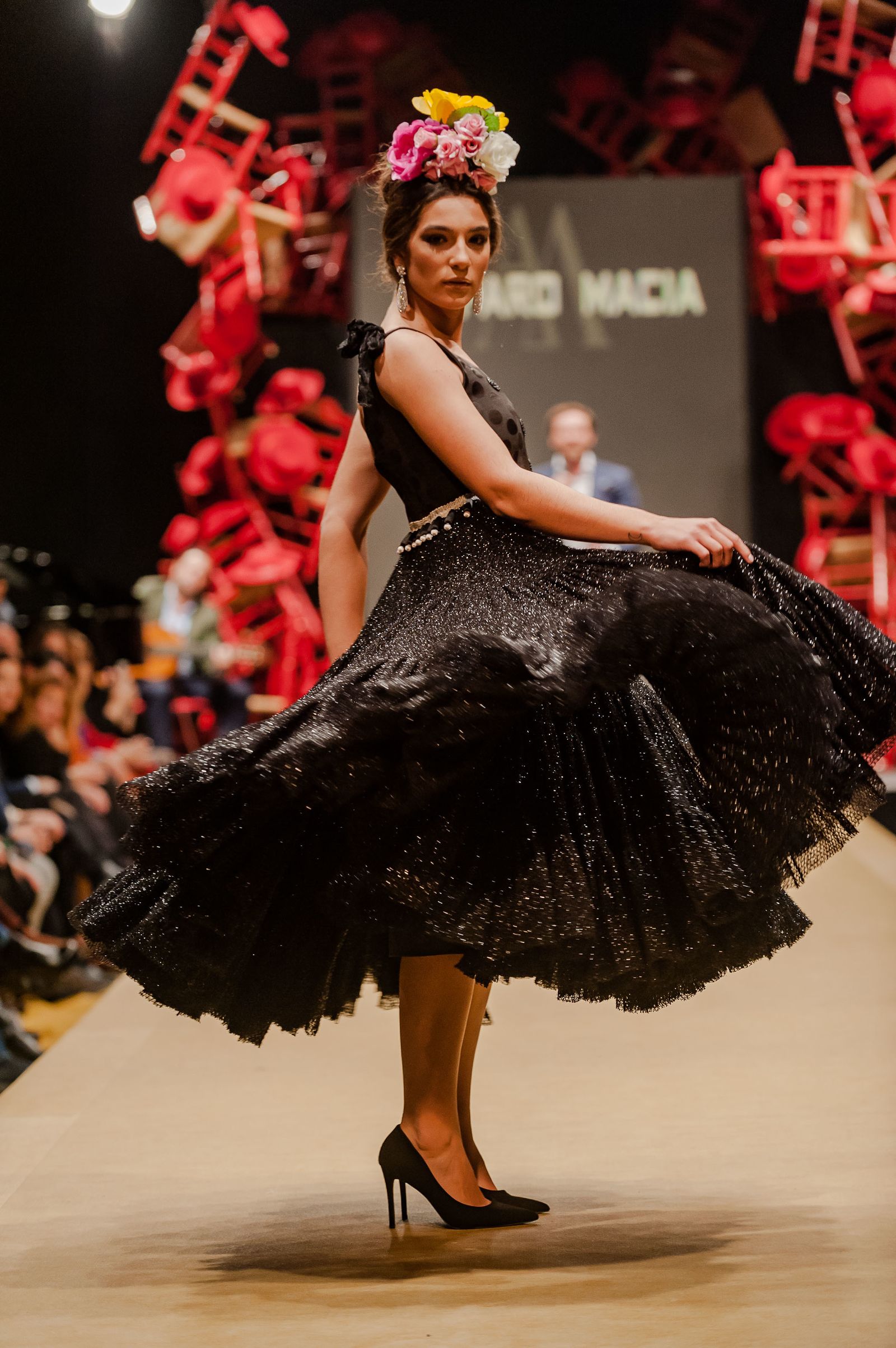 Pasarela Flamenca Jerez 2019: Amparo Maciá, fotos del desfile