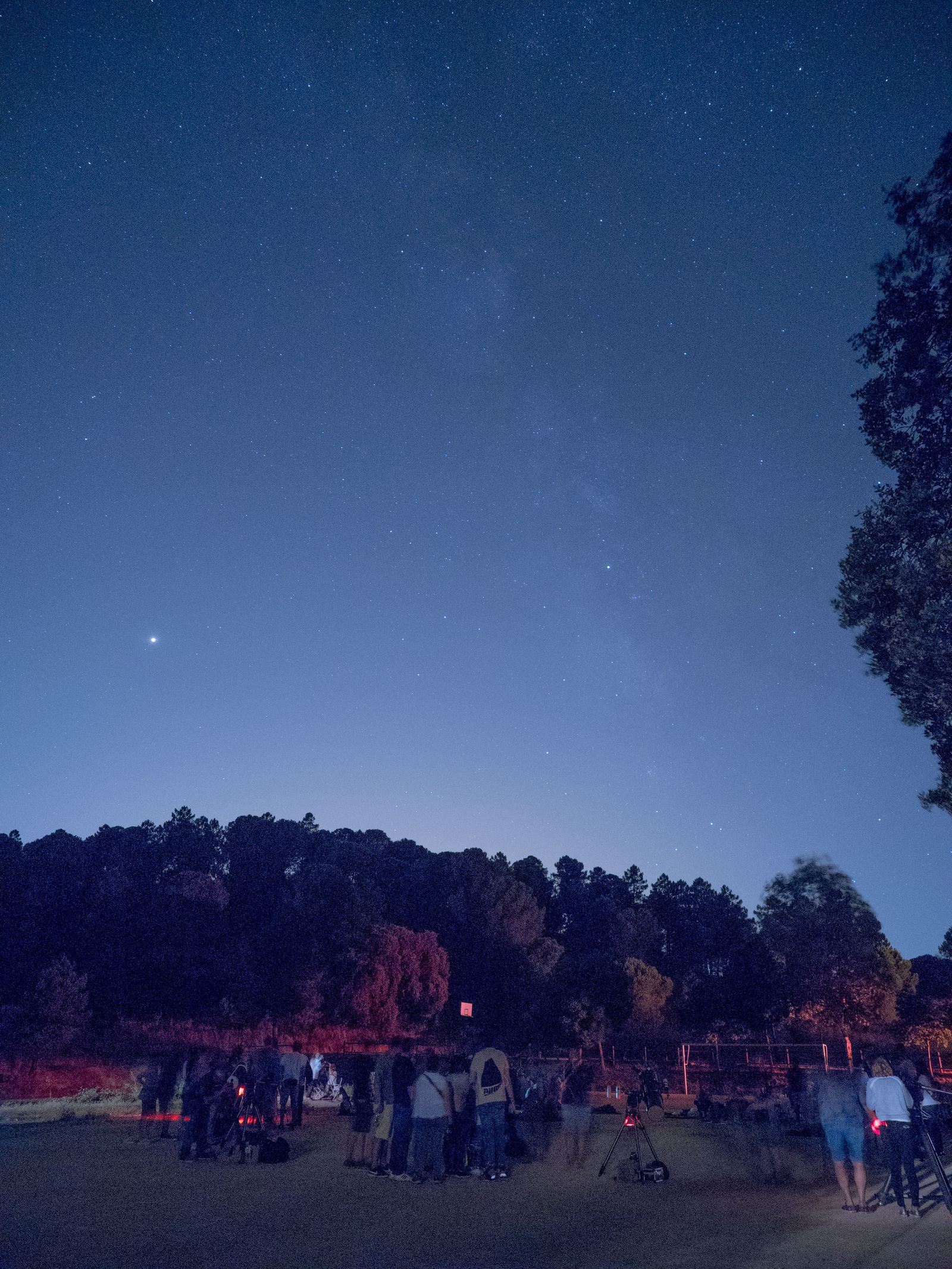Salida al parque periurbano de Los Villares para ver las Perseidas