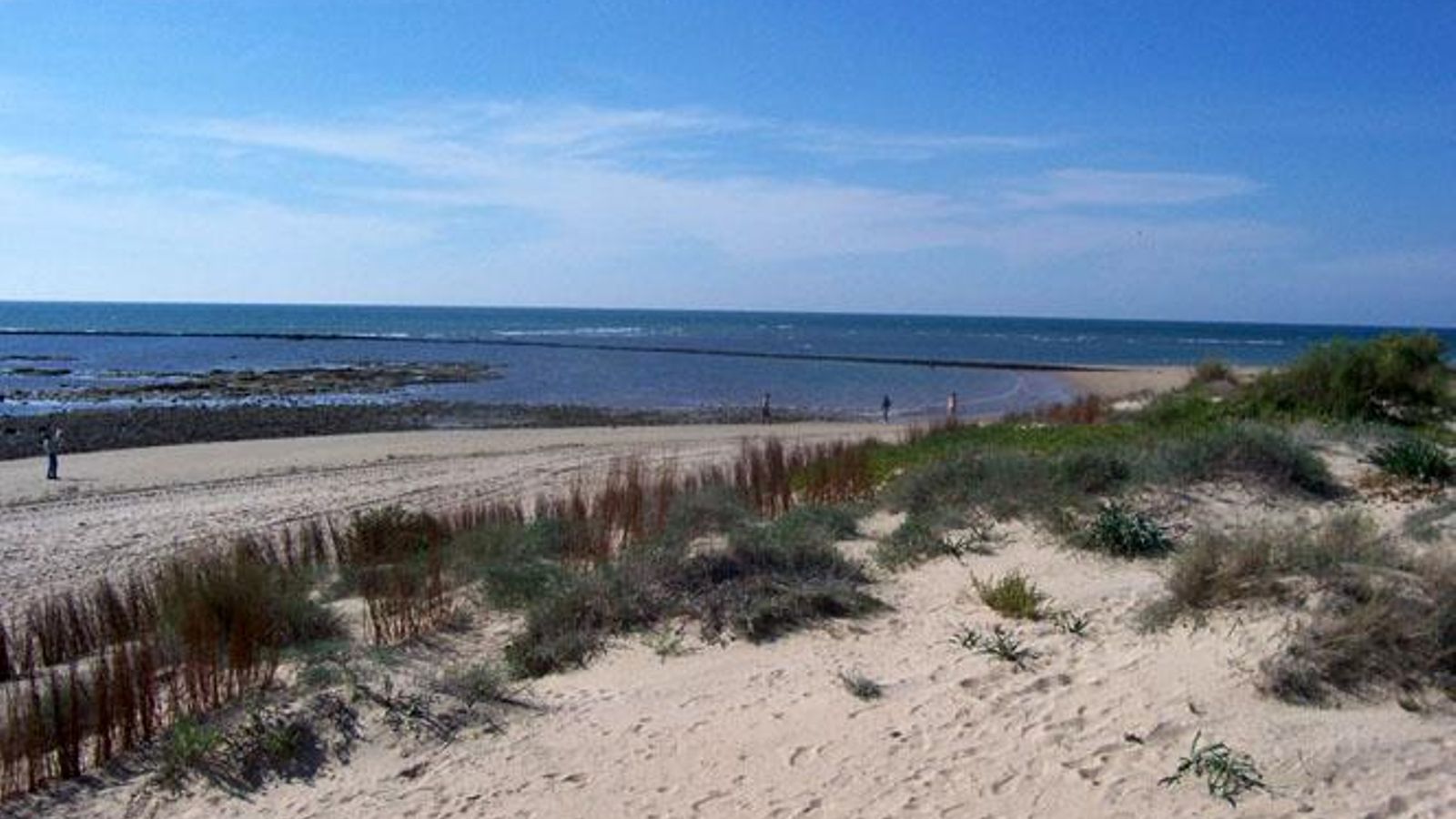 Playa de Punta Candor, en Rota.