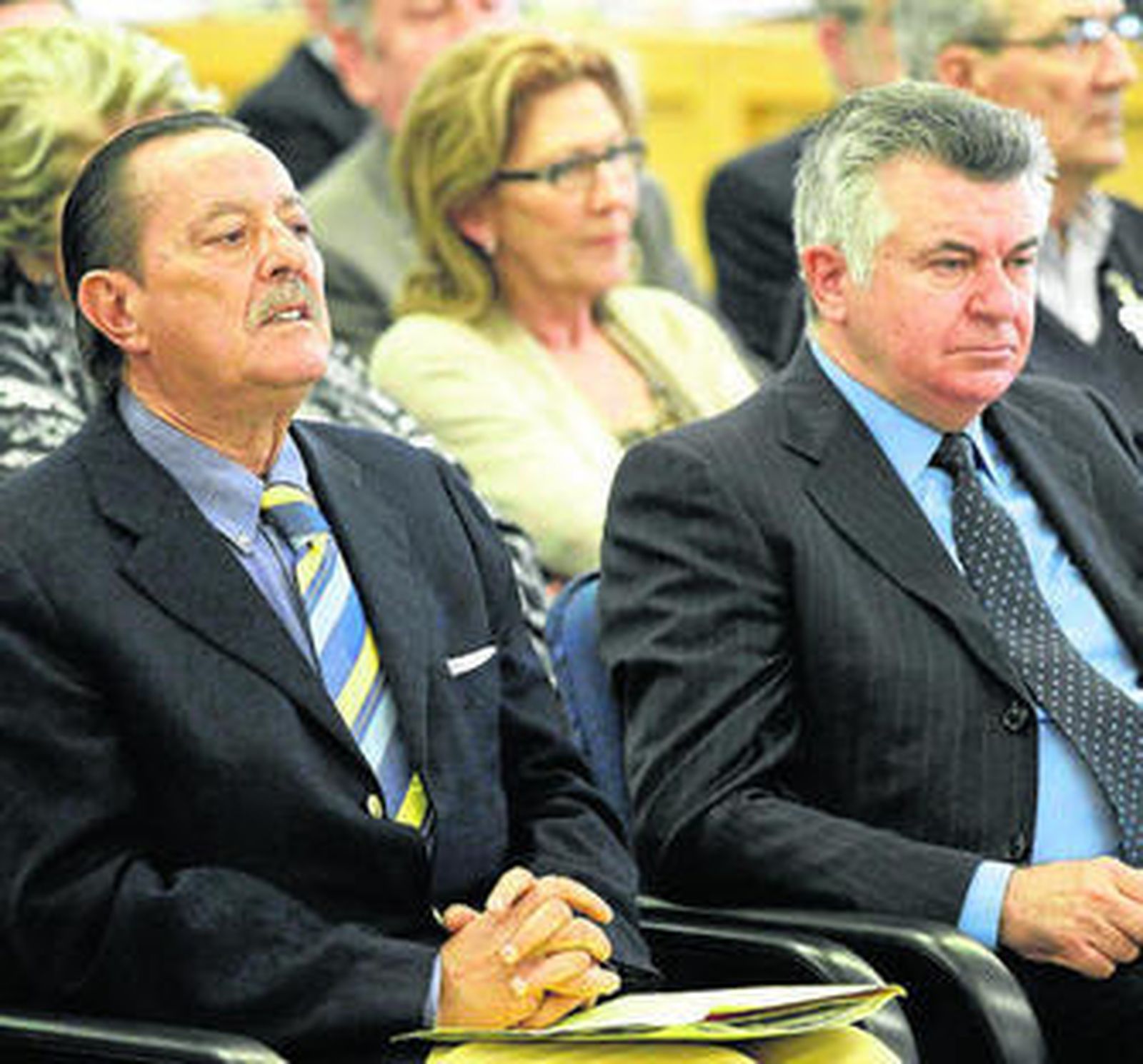 Julián Muñoz y Juan Antonio Roca en el juicio por el caso Saqueo.