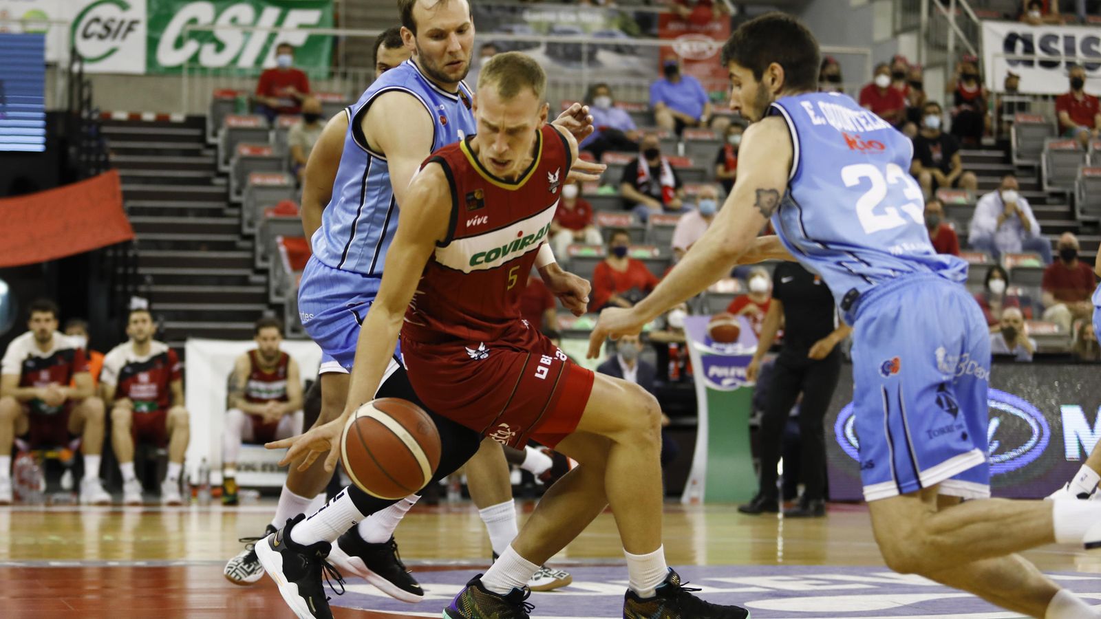 Alex Murphy disputó ante Breogán su último partido con el Covirán Granada.