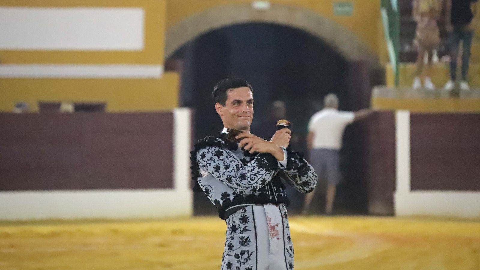 David Galván tras una faena