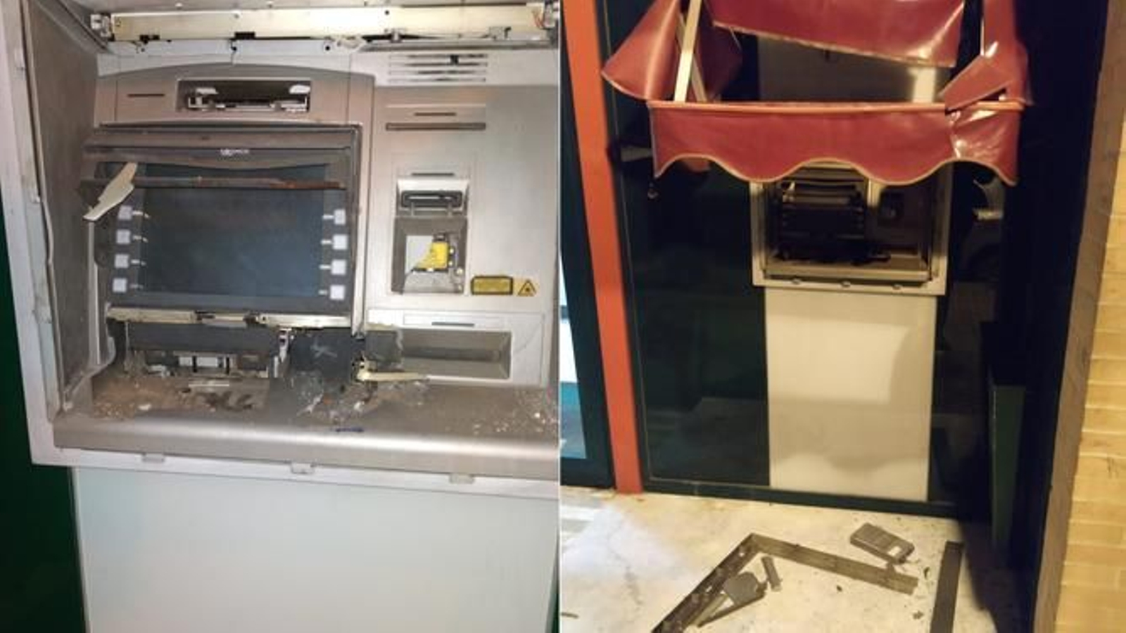 Una imagen de archivo de un cajero que también fue objeto de intento de robo con explosivos, el pasado mes de diciembre, en la ciudad de Sevilla.