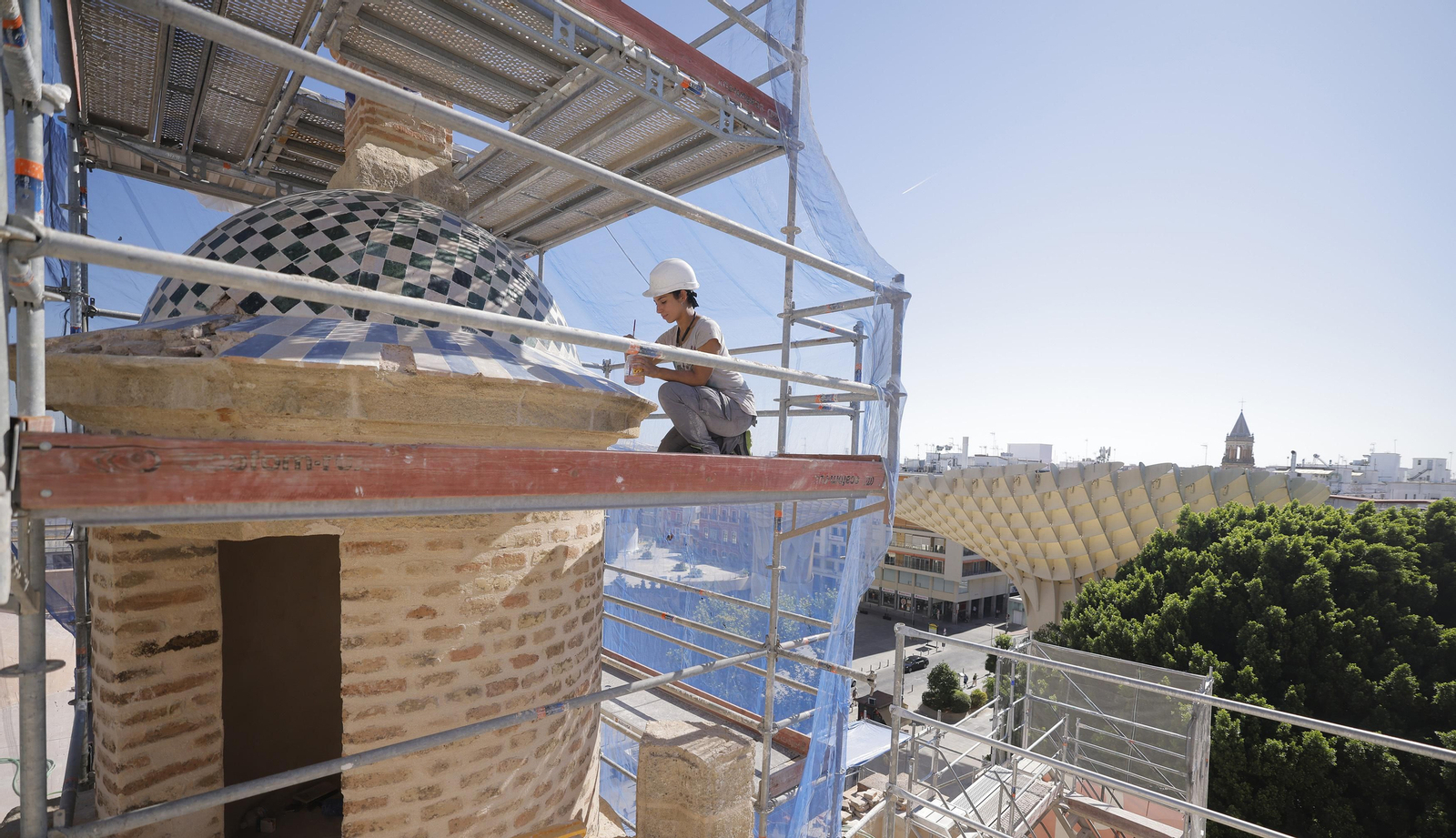 Las imágenes de la restauración de la Iglesia de la Anunciación