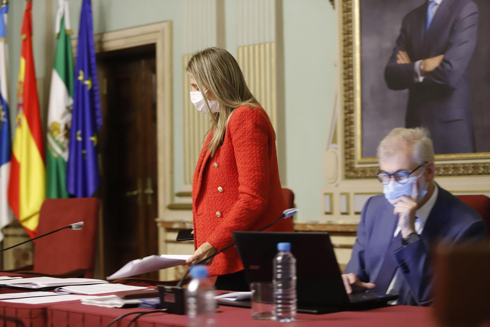 Imágenes del Pleno ordinario del mes de noviembre del Ayuntamiento de Huelva