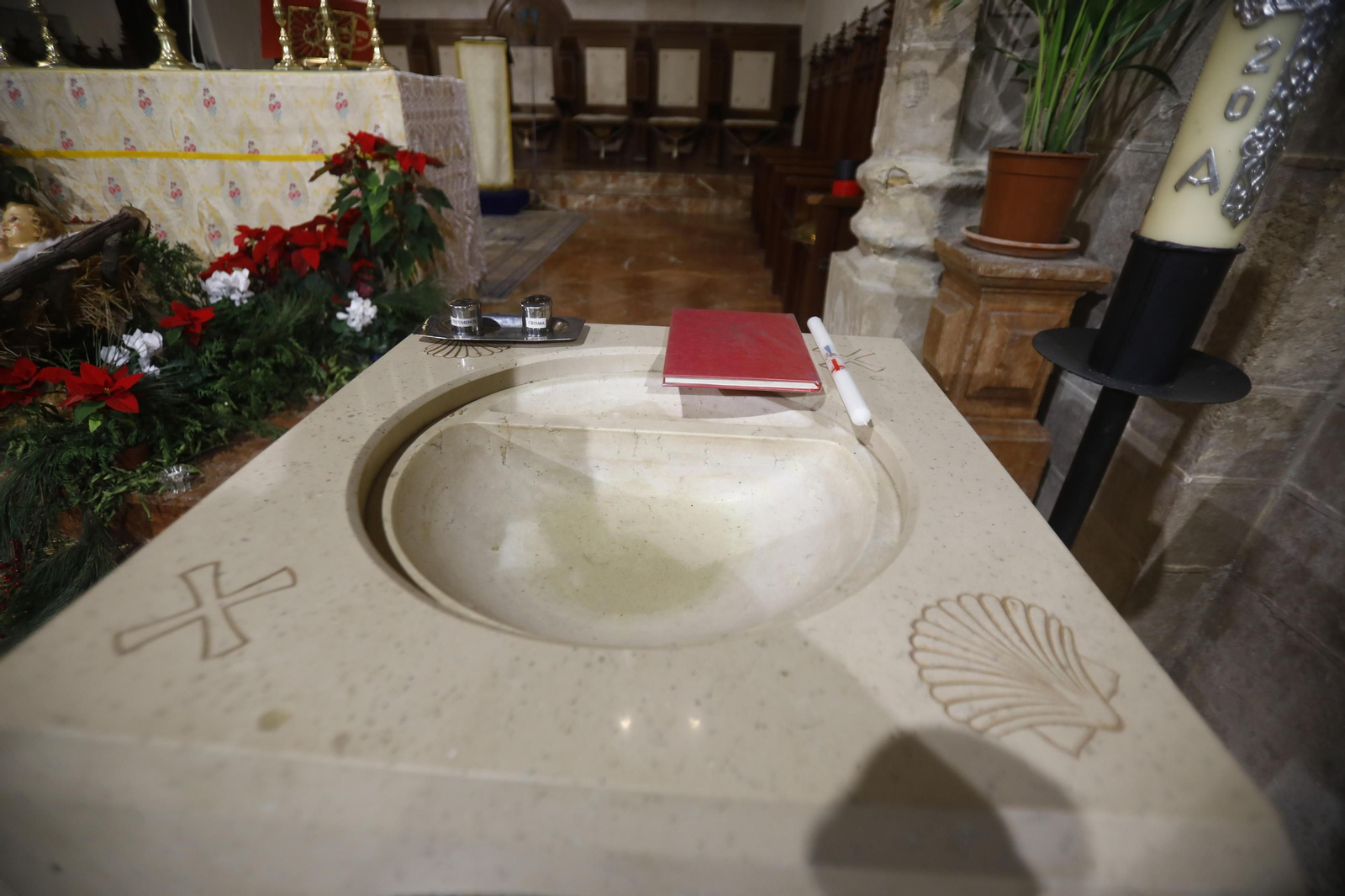 Pila bautismal de la Fuensanta.