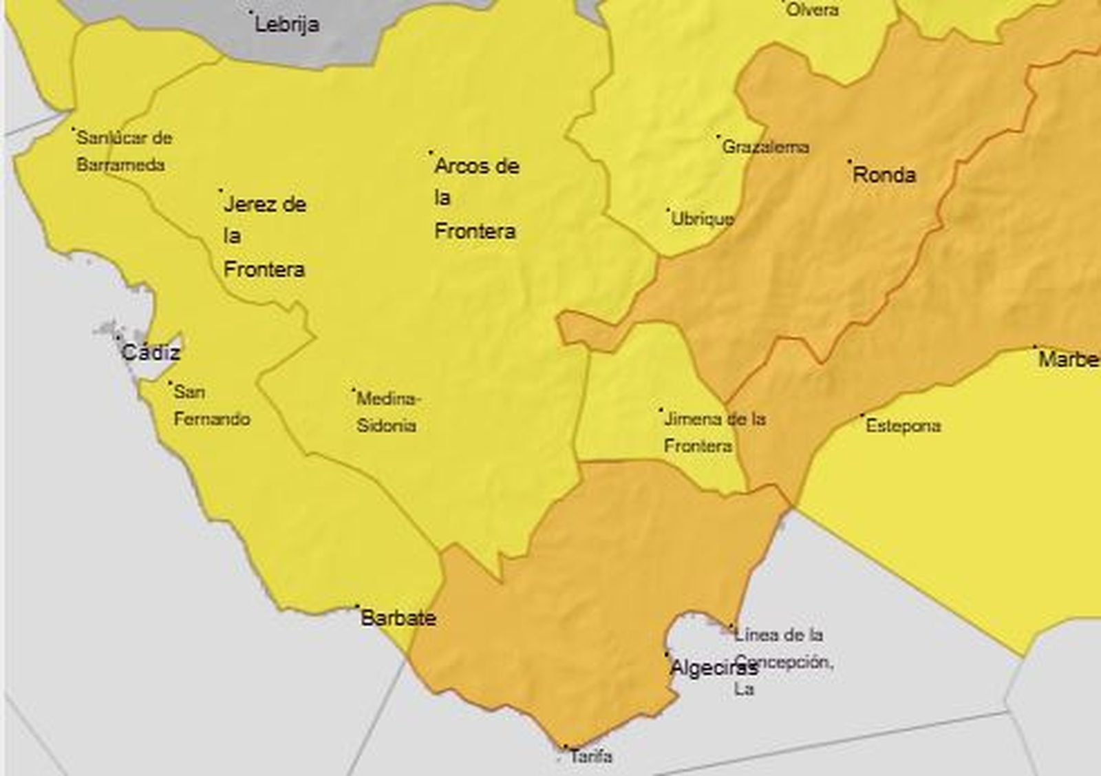 El aviso se ha elevado a naranja