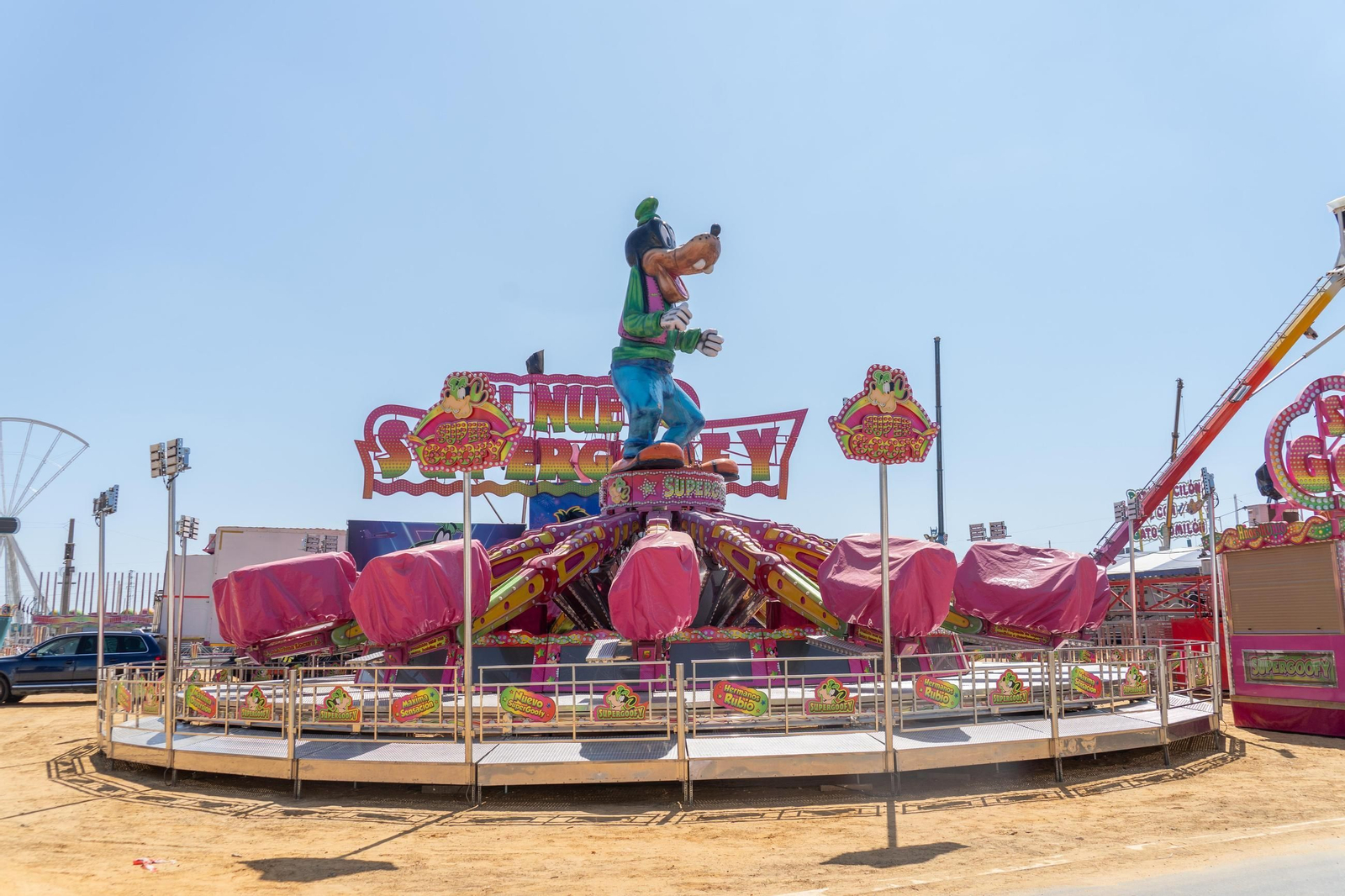 Imágenes de las Fiestas Colombinas días antes de su inauguración
