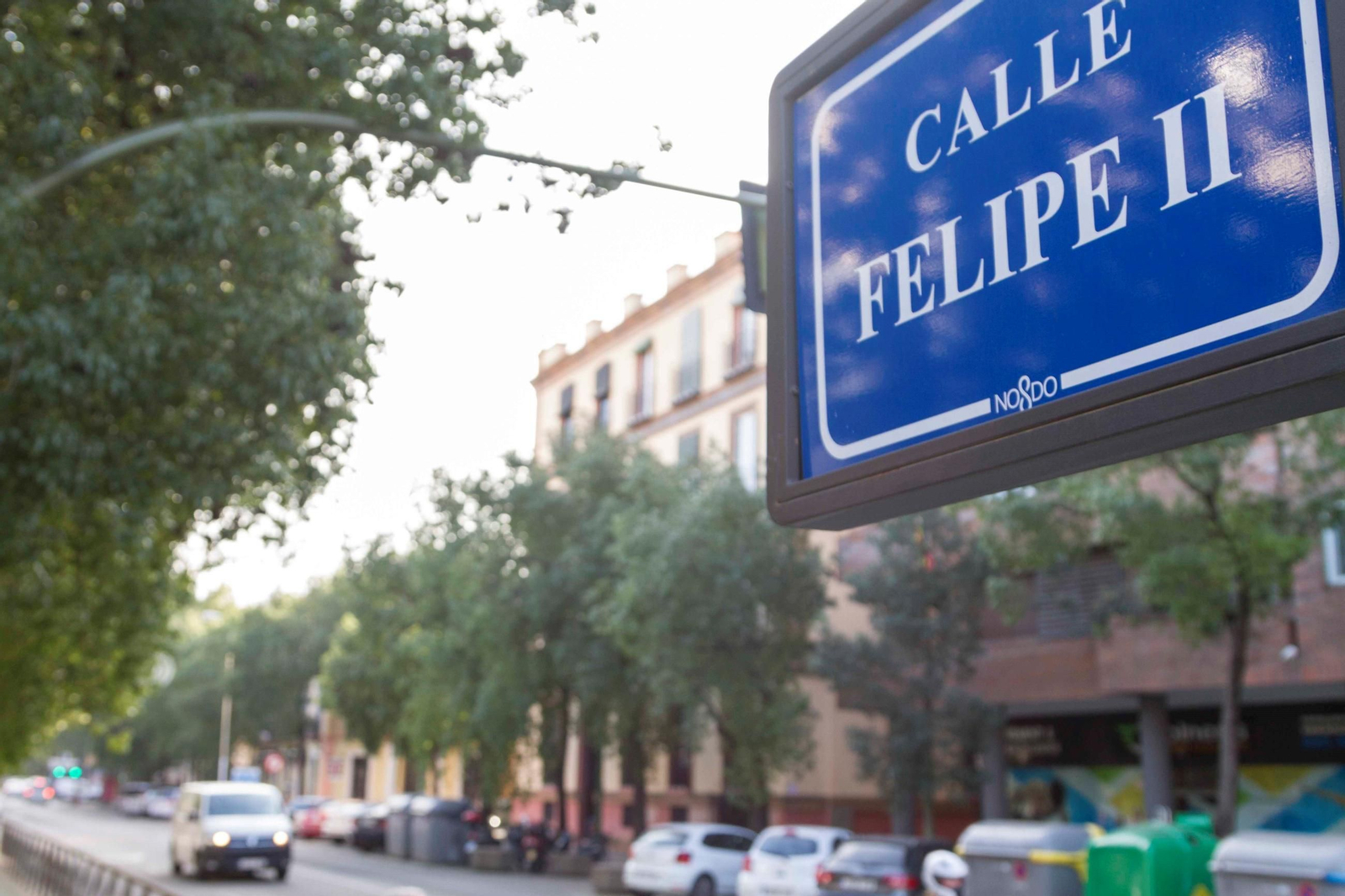 La avenida Felipe II es una de las zonas donde se proyectan los microparkings