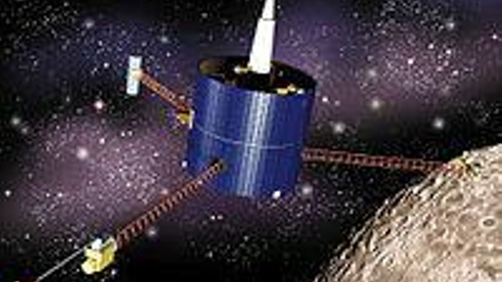 La sonda Lunar Prospector.