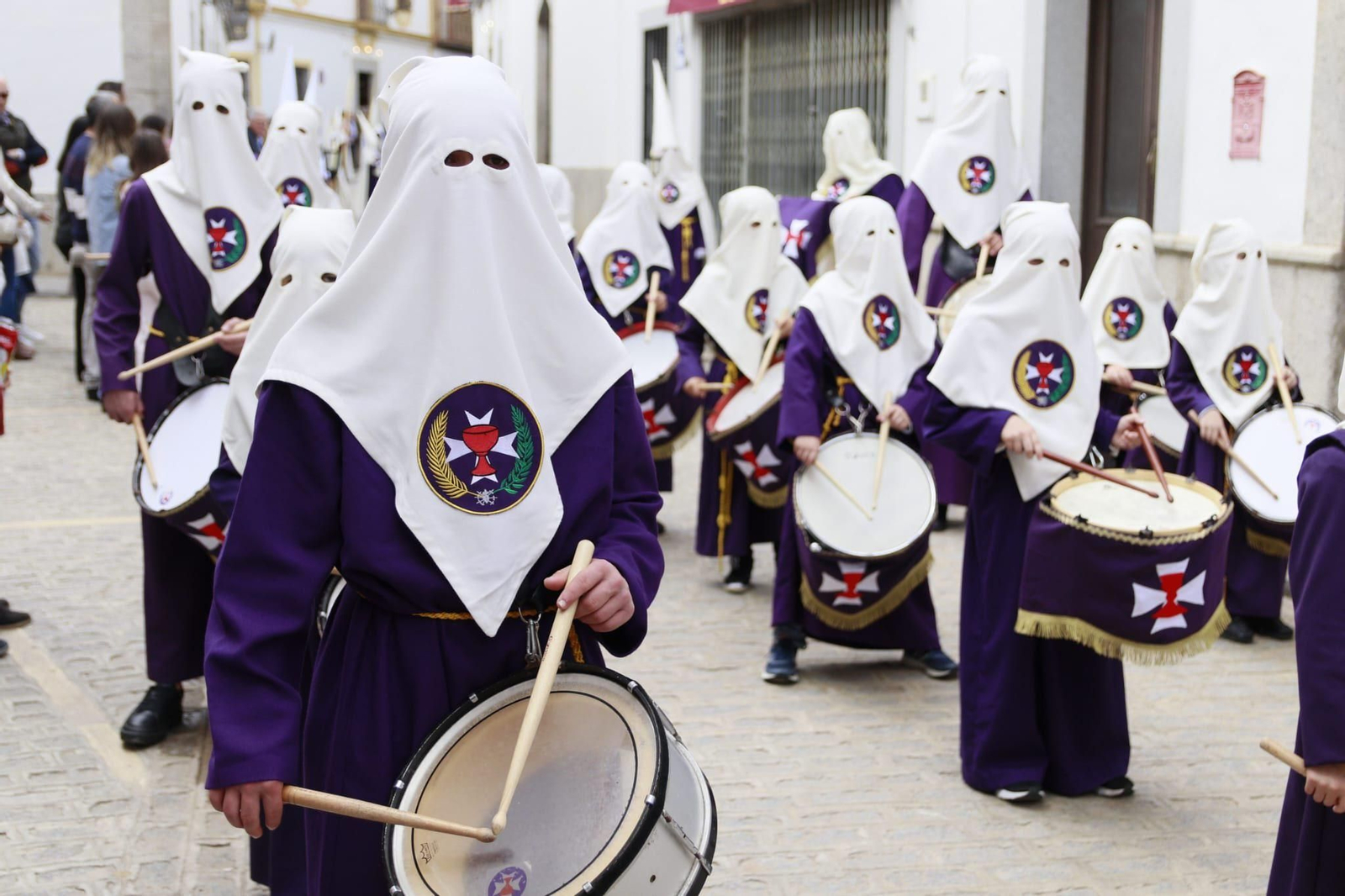 La Borriquita recorre las calles de Hinojosa del Duque.