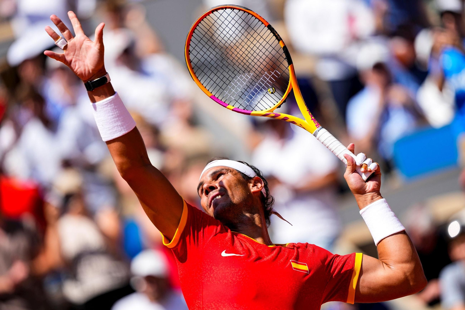 El partido entre Nadal y Djokovic en los Juegos Olímpicos de París, en imágenes