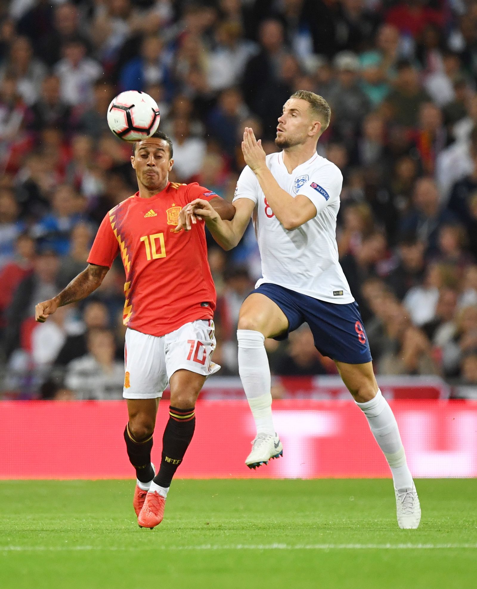 Las imágenes del Inglaterra-España