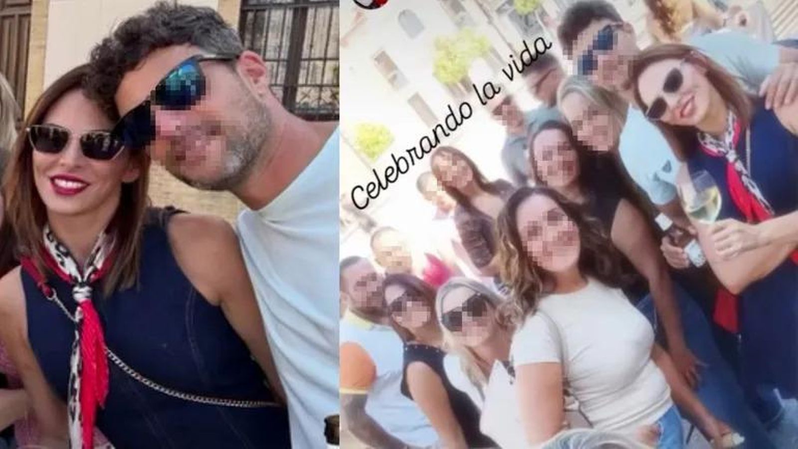 La 'story' que ha compartido Irene Rosales con Guillermo, sus familiares y amigos.