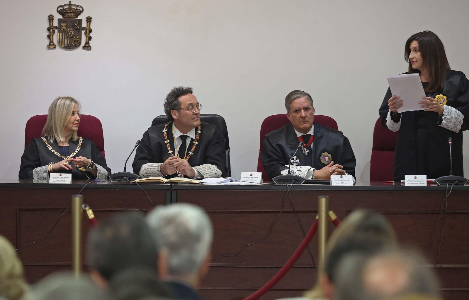 La toma de posesión de Aurora Andrés como nueva Fiscal Jefe del Área de Algeciras, en imágenes