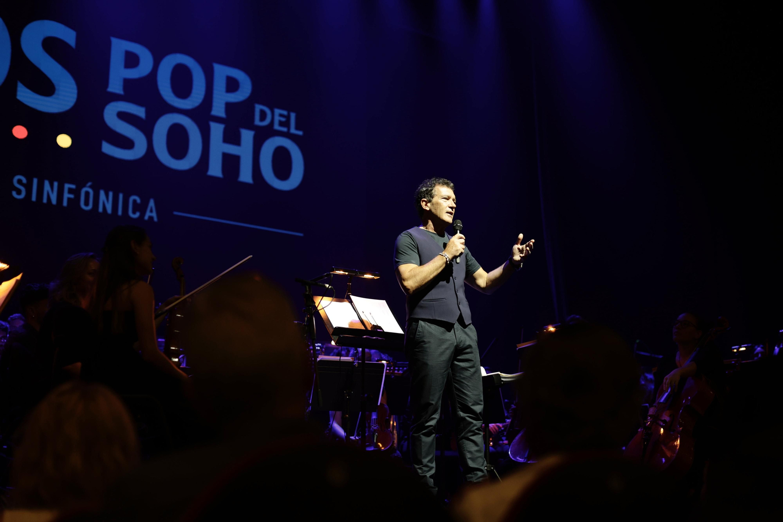 Antonio Banderas durante el acto "El mayor Aplauso"