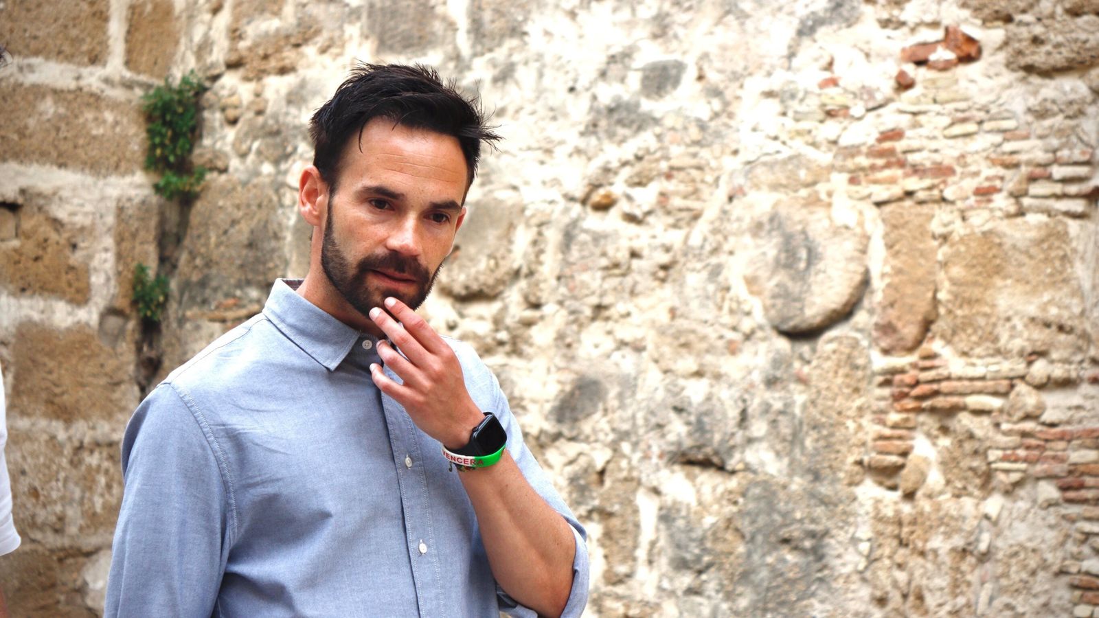 El candidato a la Alcaldía por Adelante Cádiz, David de la Cruz.