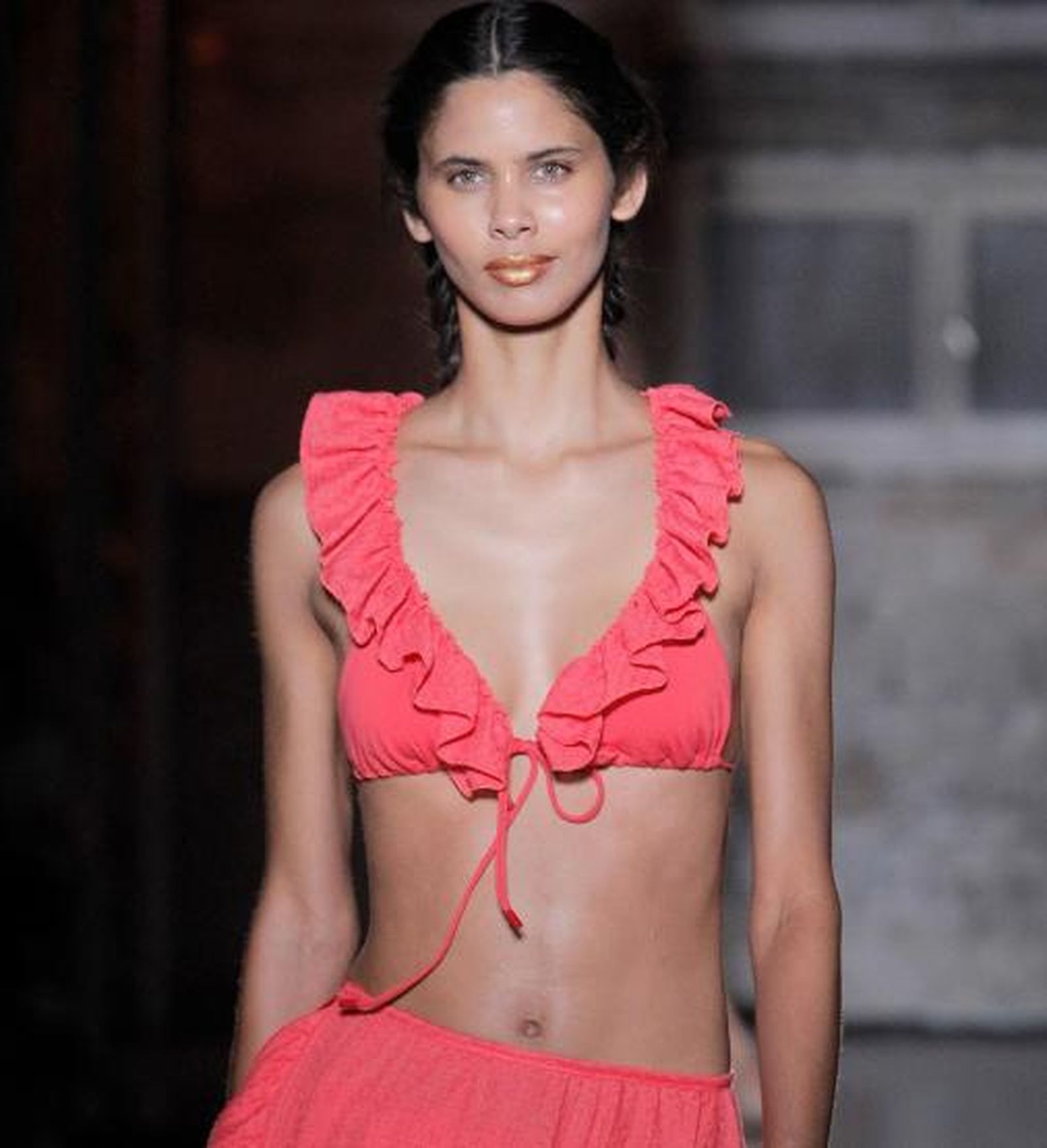 Uno de los diseños de Guillermina Baeza, en la 080 Barcelona Fashion.