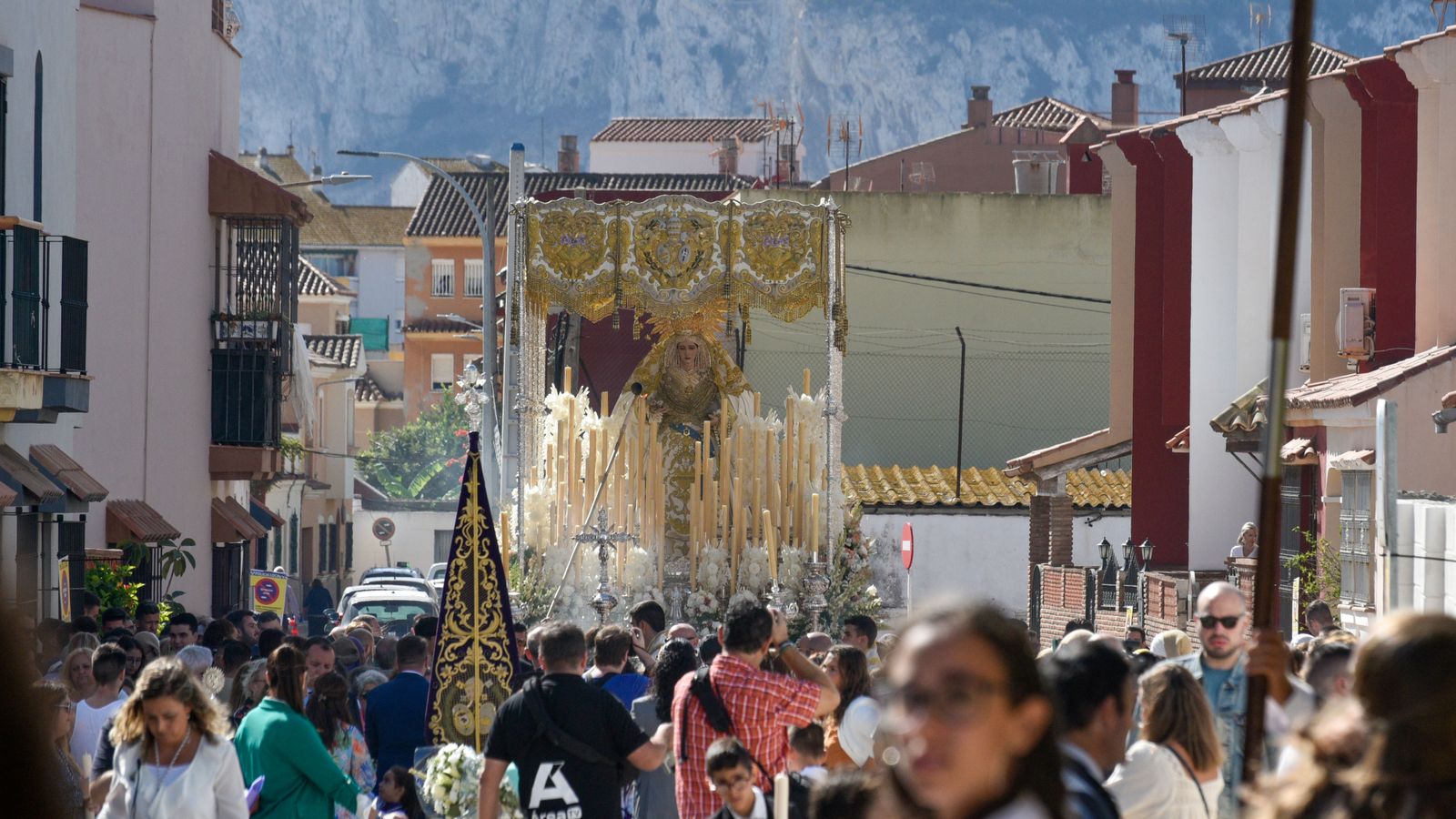 Procesión de la Virgen de La Salud en La Li´nea