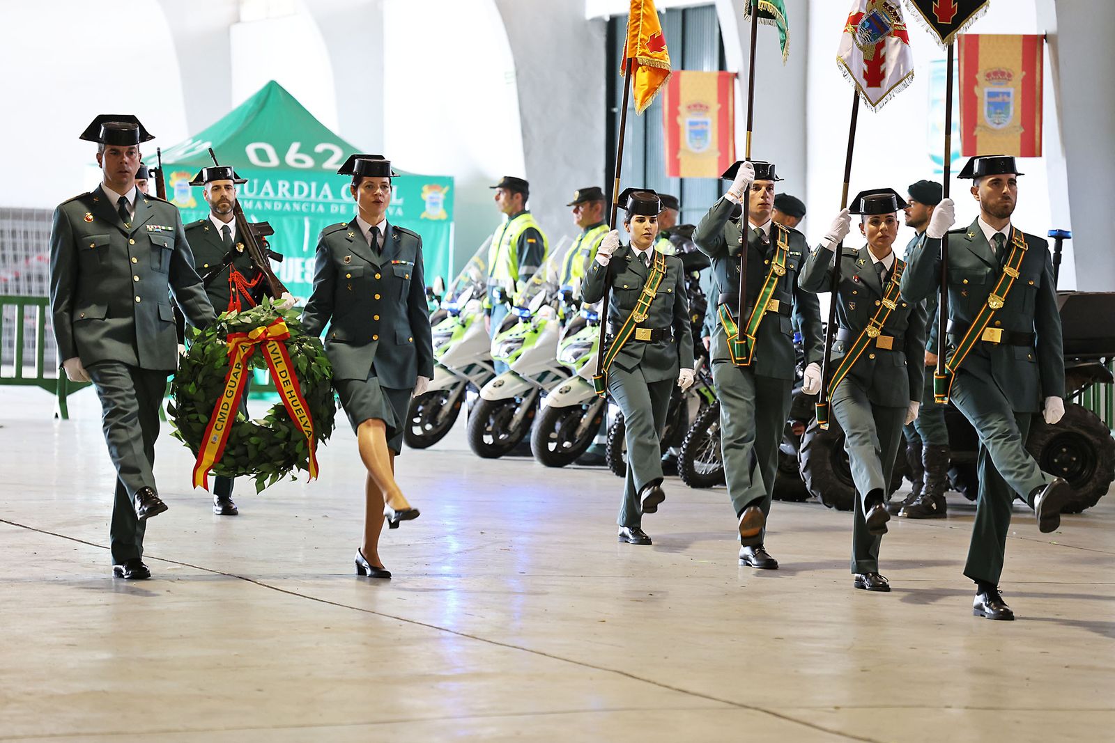 Imágenes de la jura del cargo de Julio Serrano Checa como Jefe de la Comandancia de la Guardia Civil de Huelva