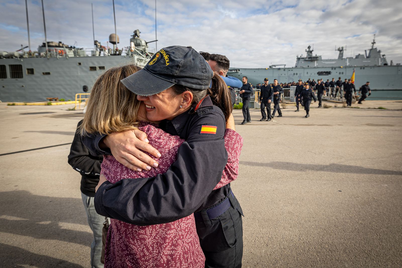 Imágenes del regreso de La fragata 'Numancia' a Rota tras participar en la operación Atalanta
