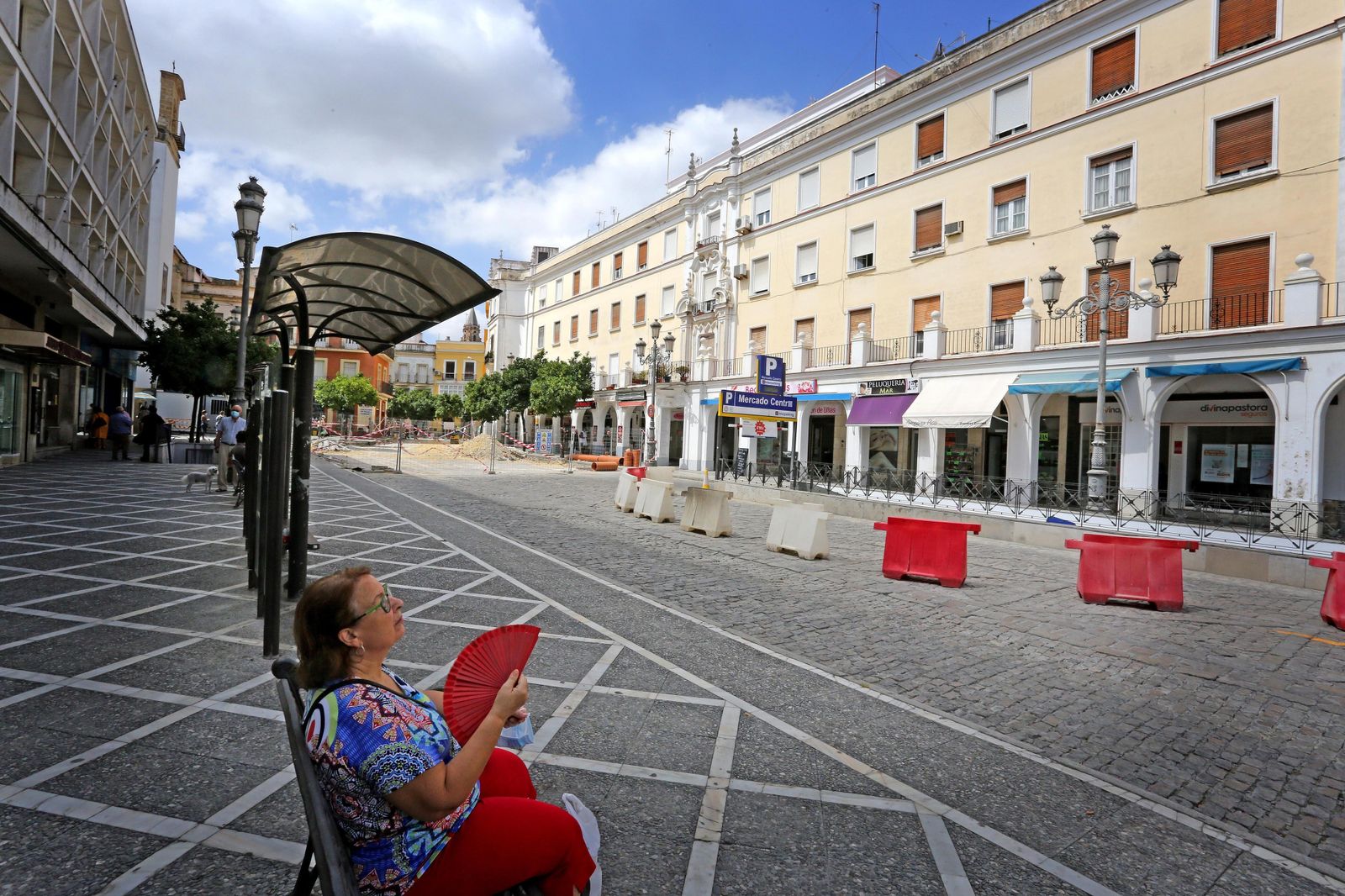 Imagen del aspecto actual que presenta la plaza Esteve.