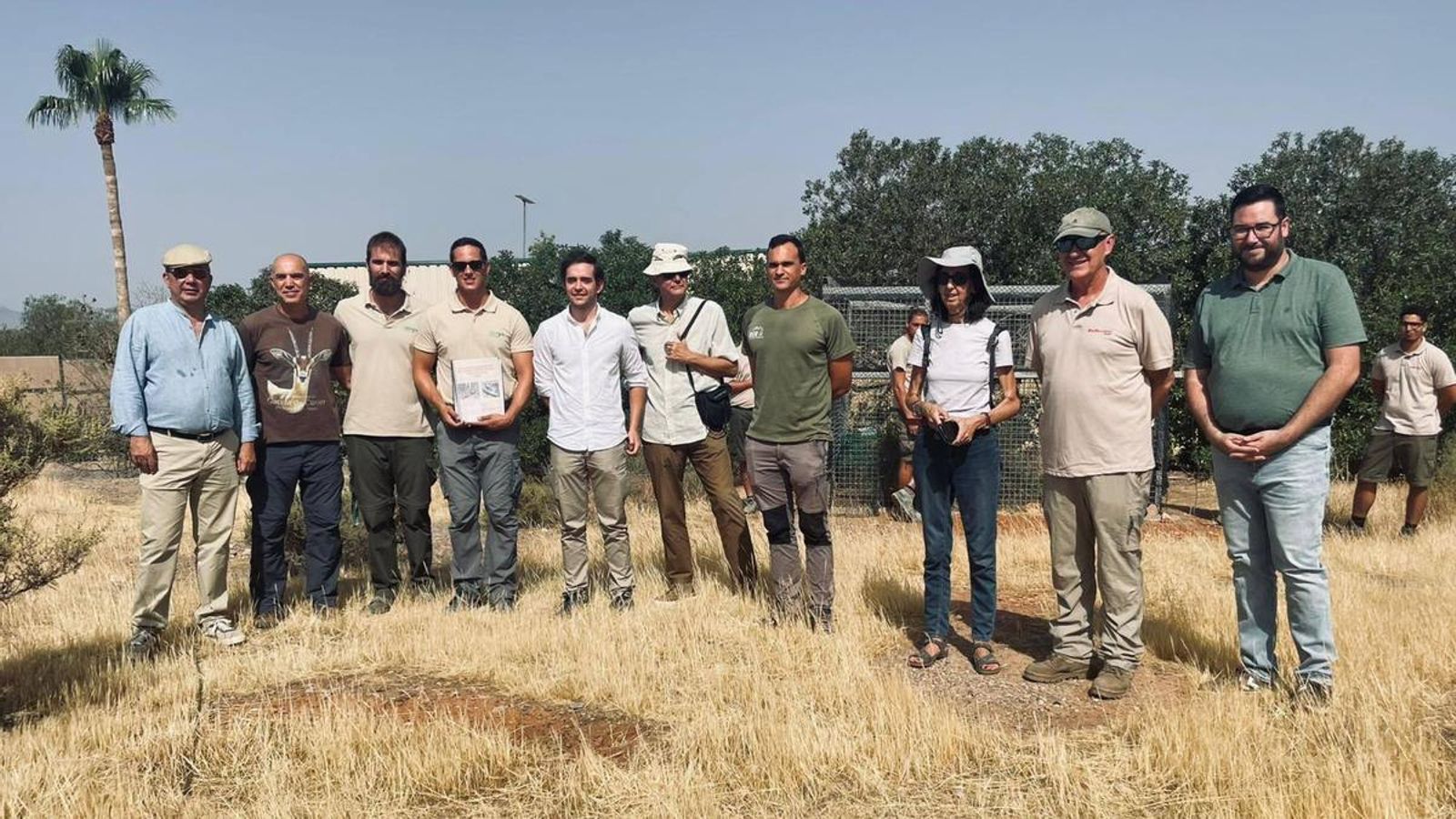 Participantes en el acto desarrollado en Tabernas.