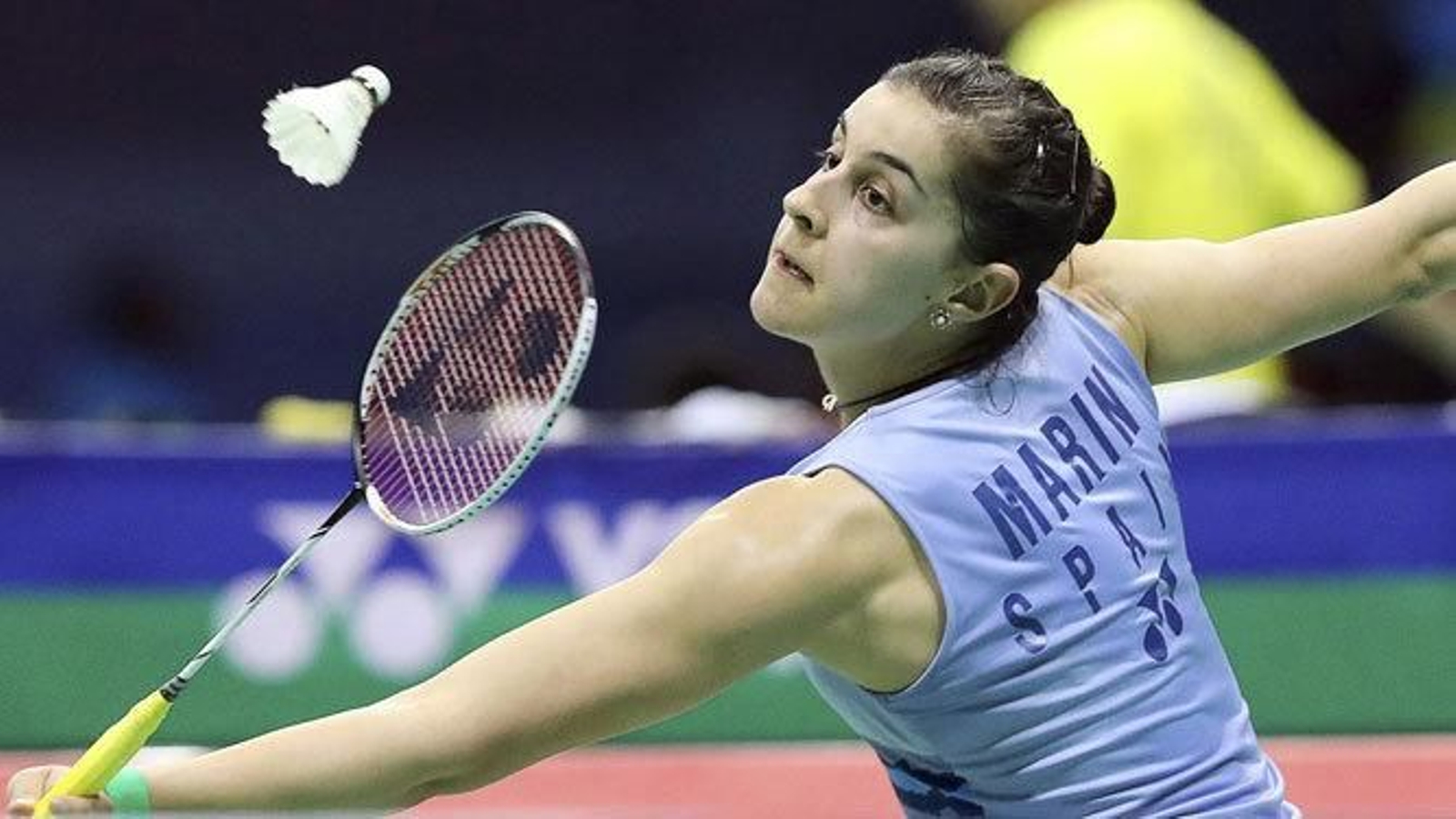 Marín, durante el encuentro.