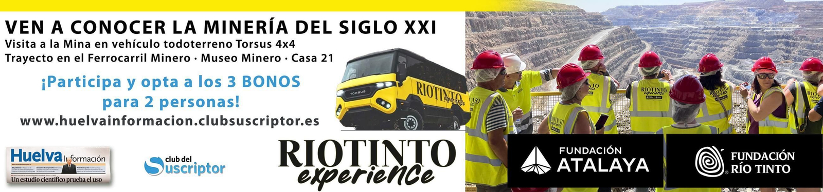 Riotinto Experience, el nuevo concurso de Huelva Información que no te puedes perder
